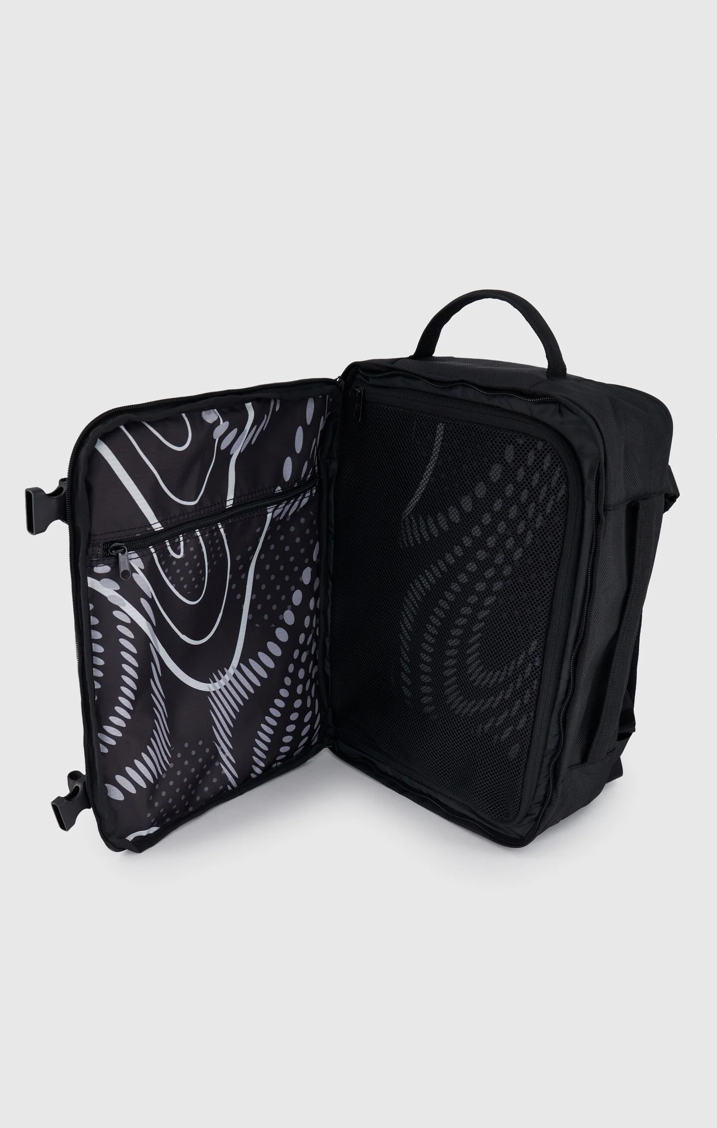 Black Heavy Canvas Backpack - Image 3