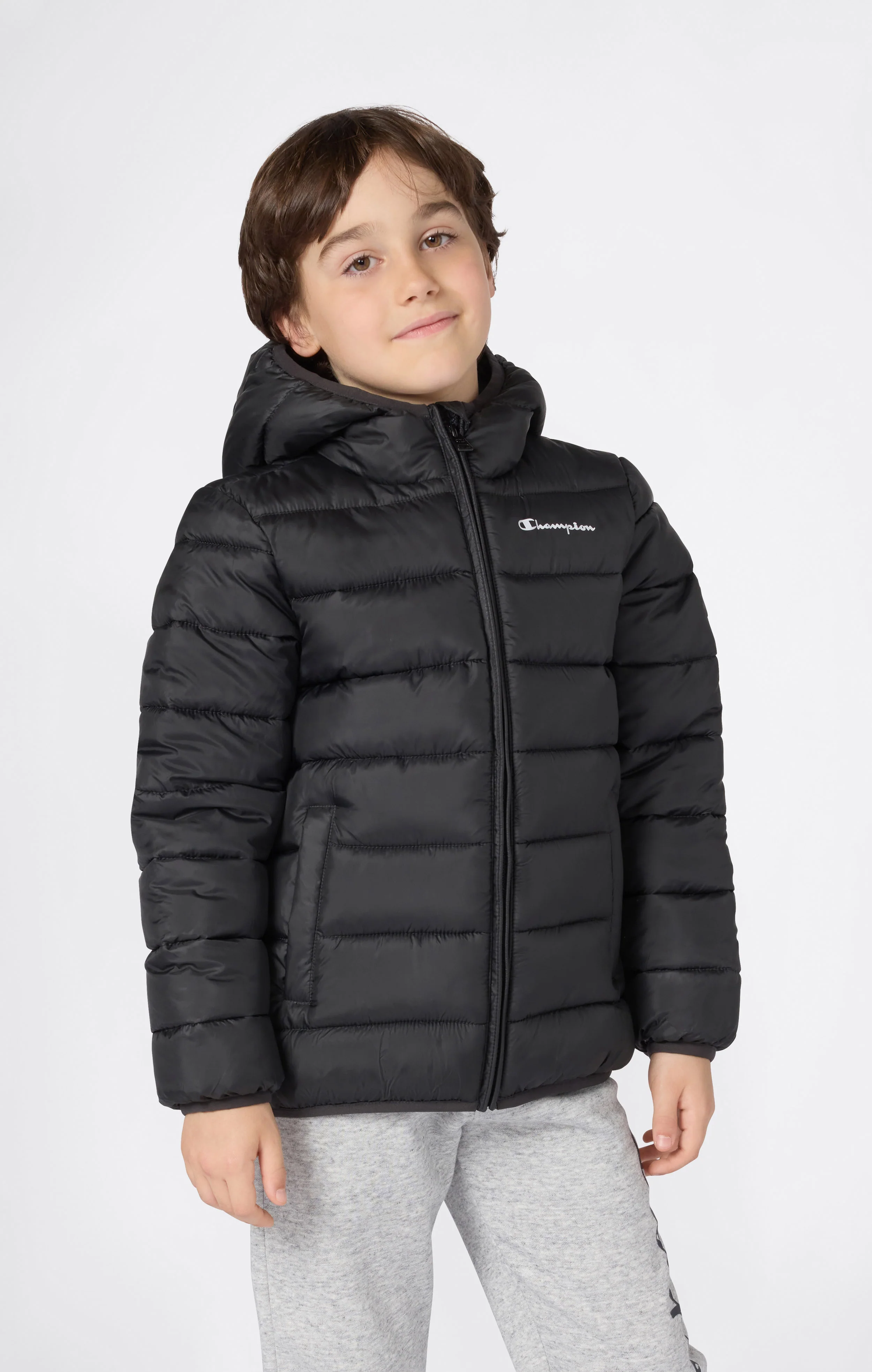 Padded Jacket with Hood for Kids - Image 3