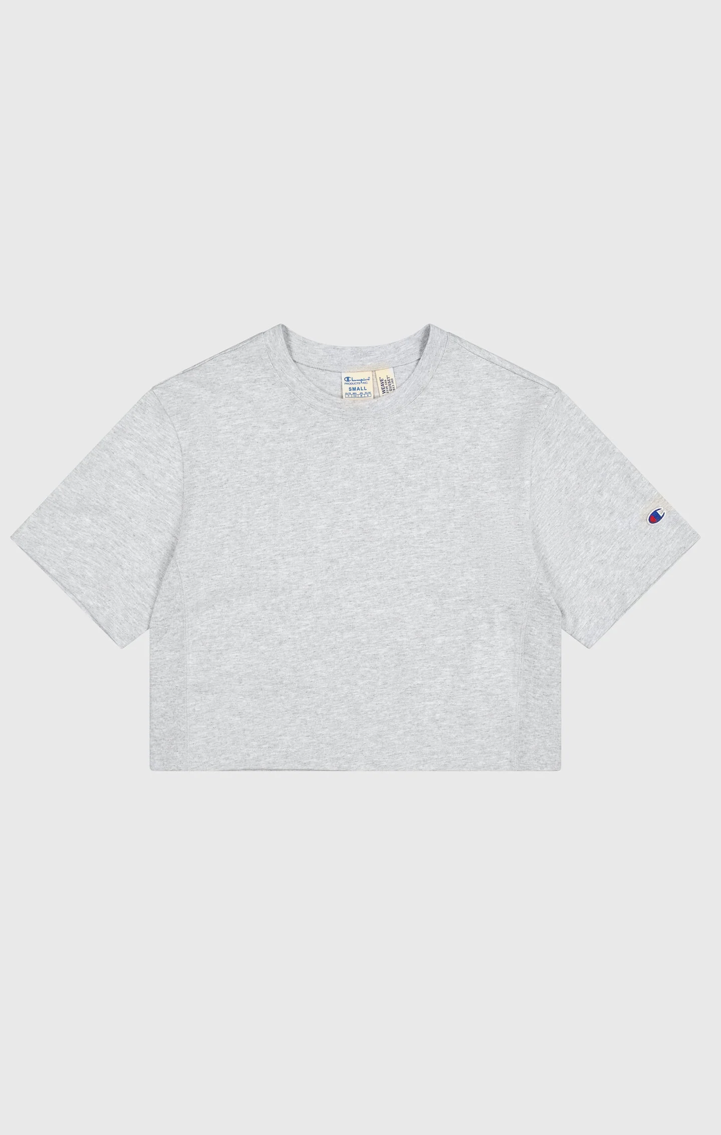 Cropped Women's T-Shirt in Heavy Cotton Jersey - Image 4