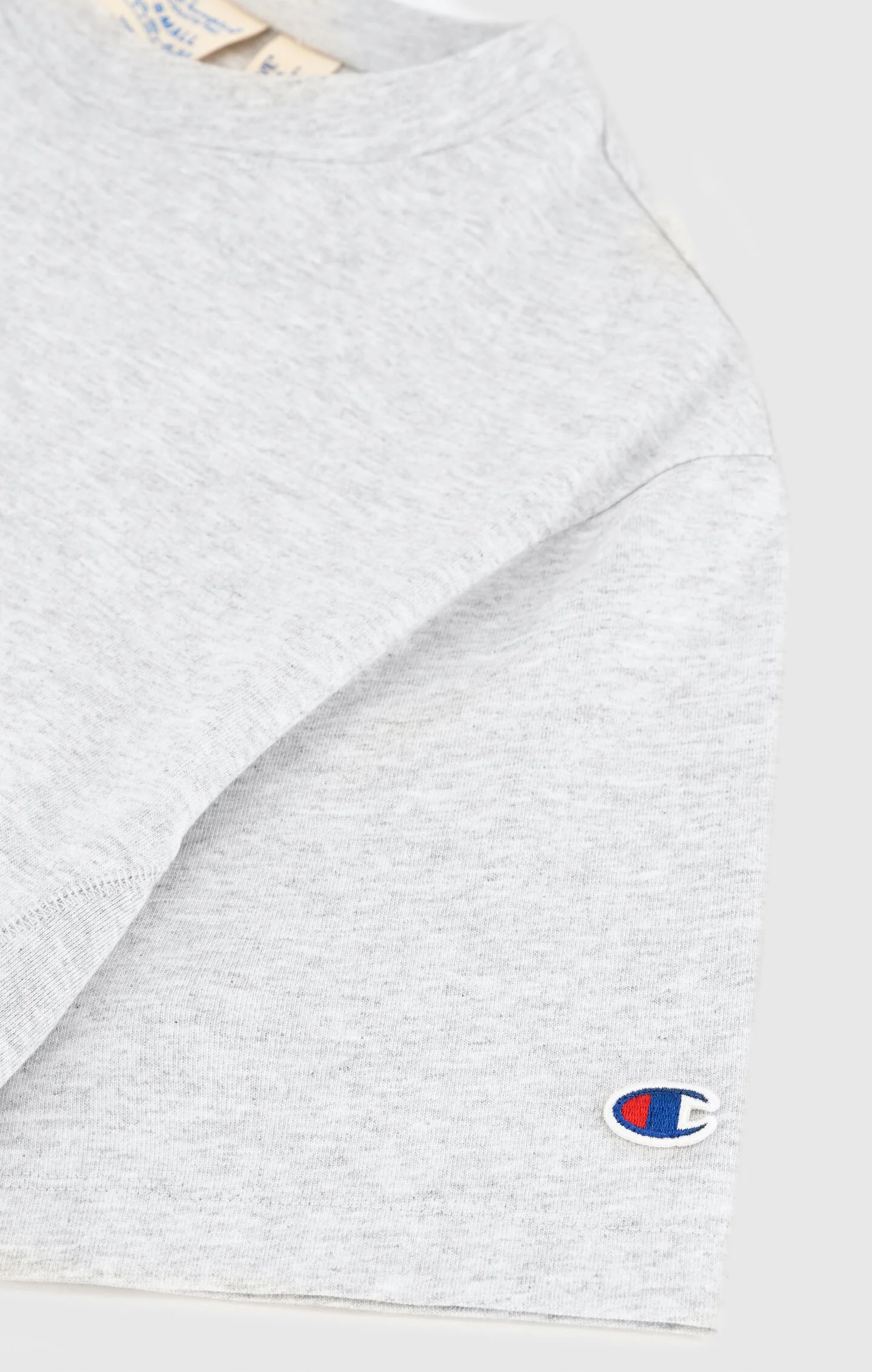 Cropped Women's T-Shirt in Heavy Cotton Jersey - Image 5