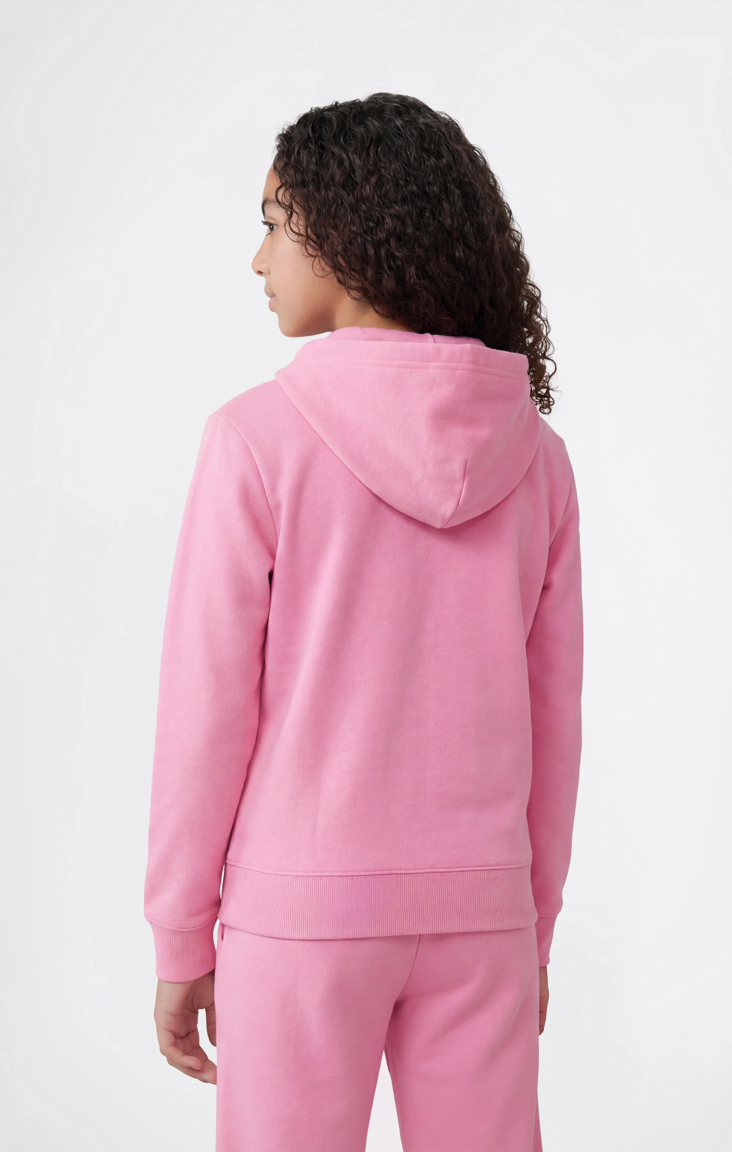 Girls’ Lightweight Full Zip Hooded Sweatshirt Icons - Image 3