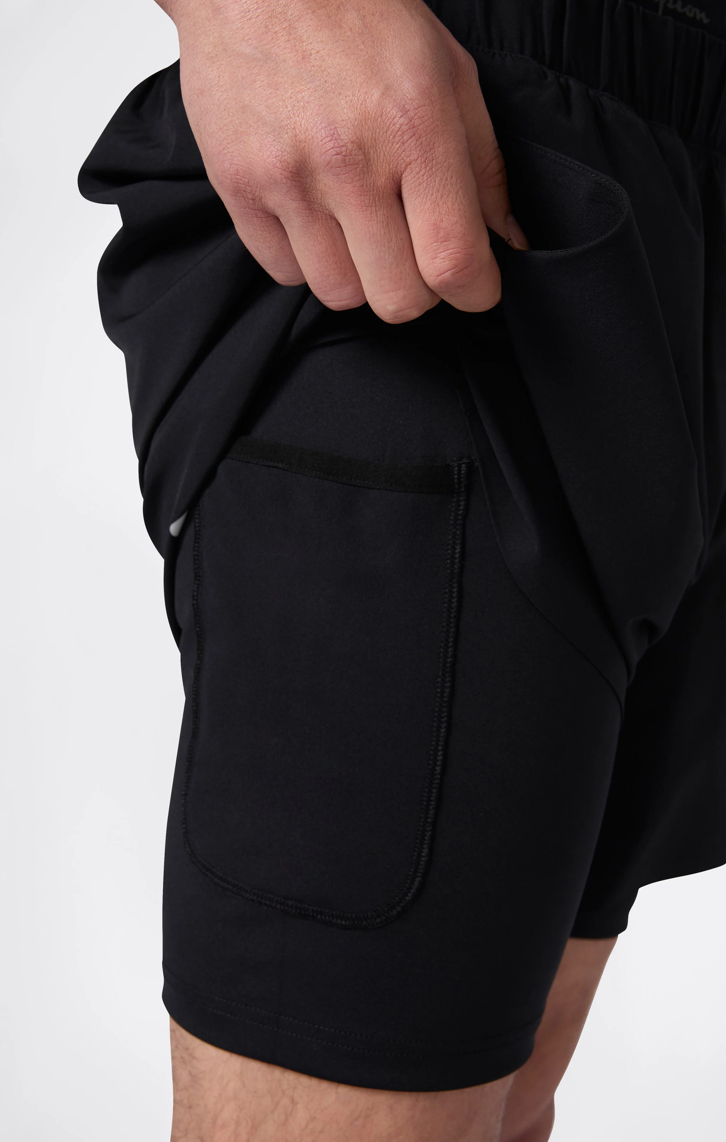 Men’s 2 in 1 Lightweight Quick Dry Shorts - Image 3