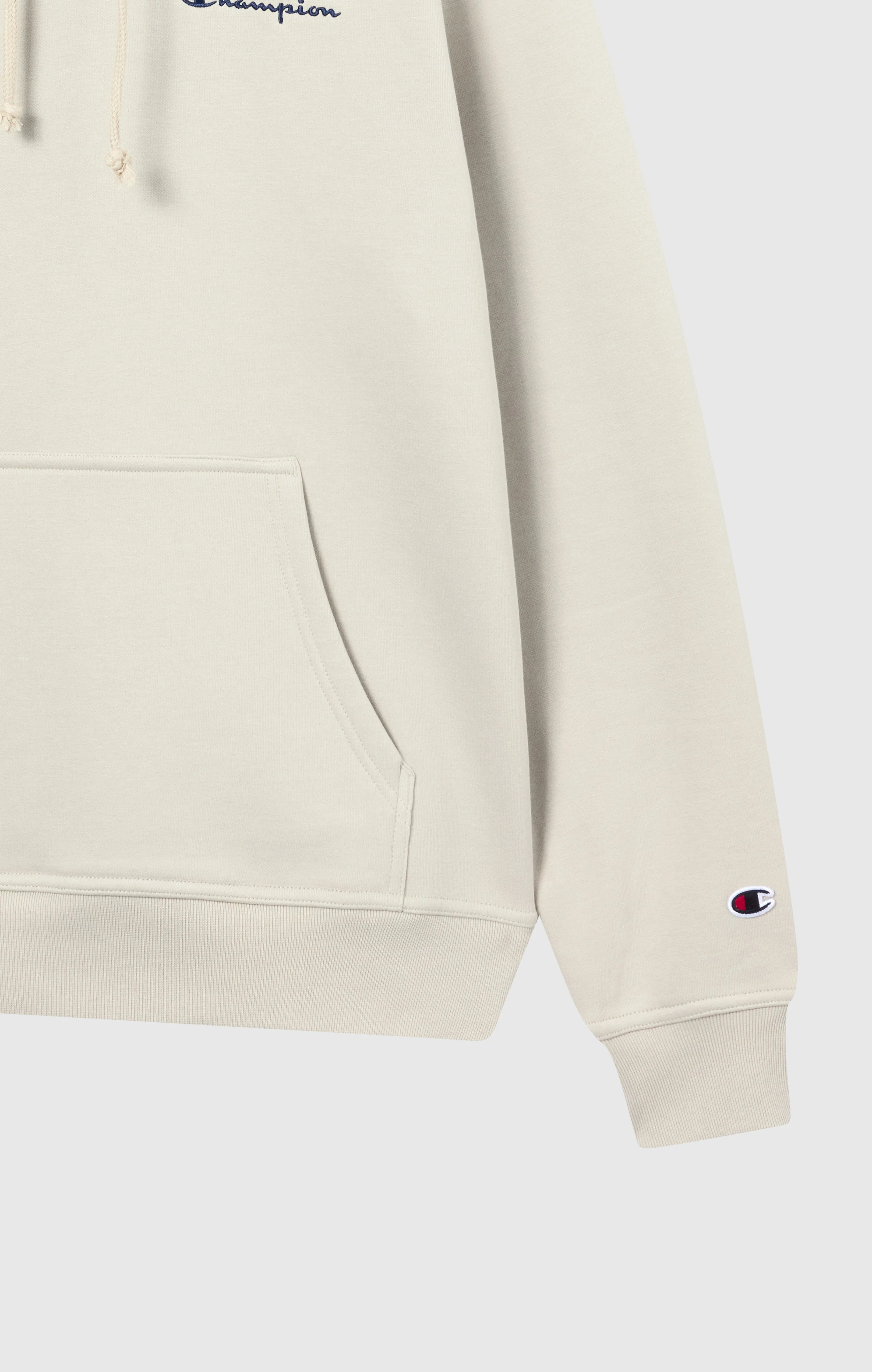 Men’s Fleece Hoodie with Small Embroidered Logo Icons - Image 6