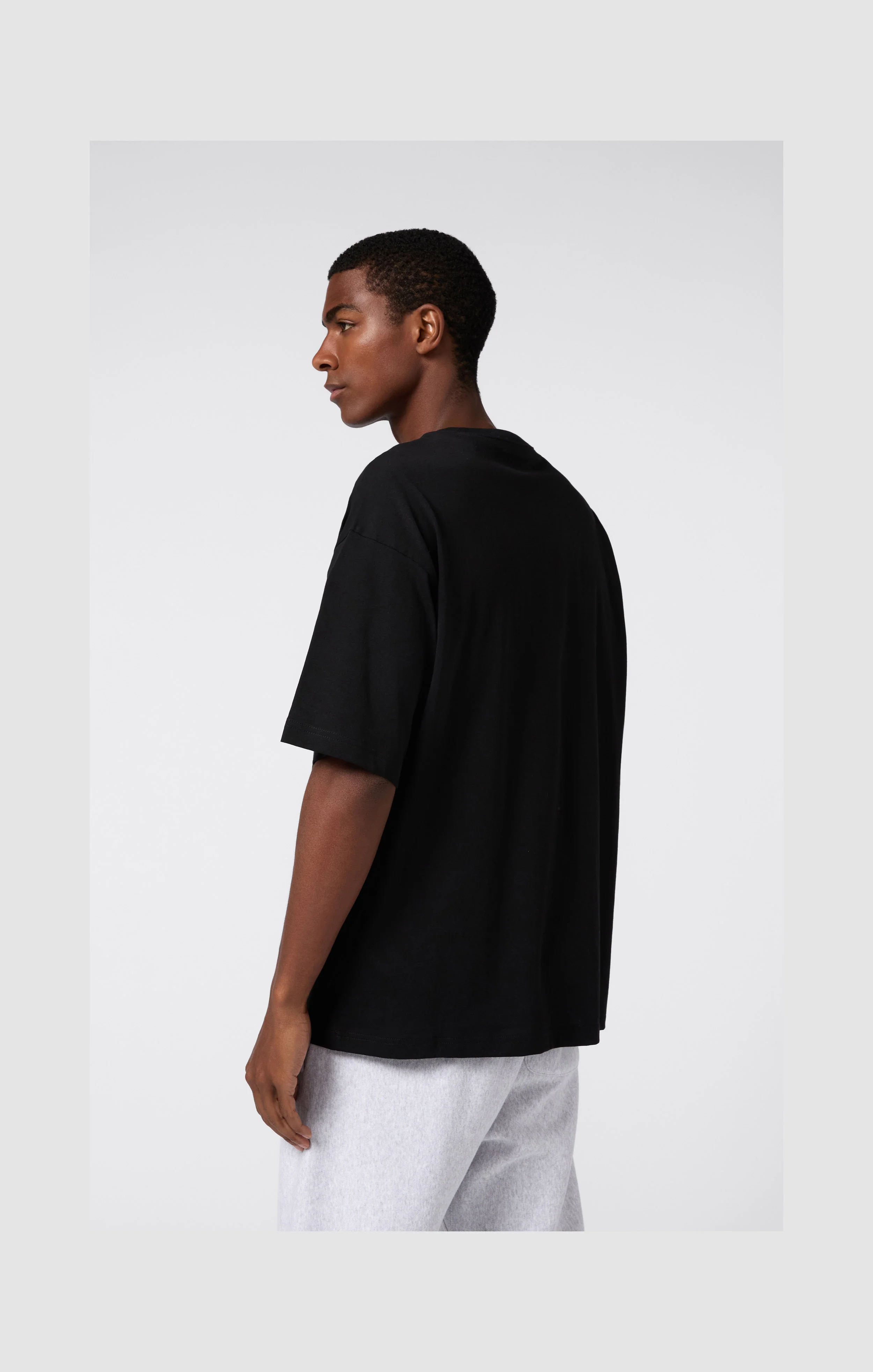 Men's T-Shirt in Heavy Cotton Jersey T-Shape - Image 4