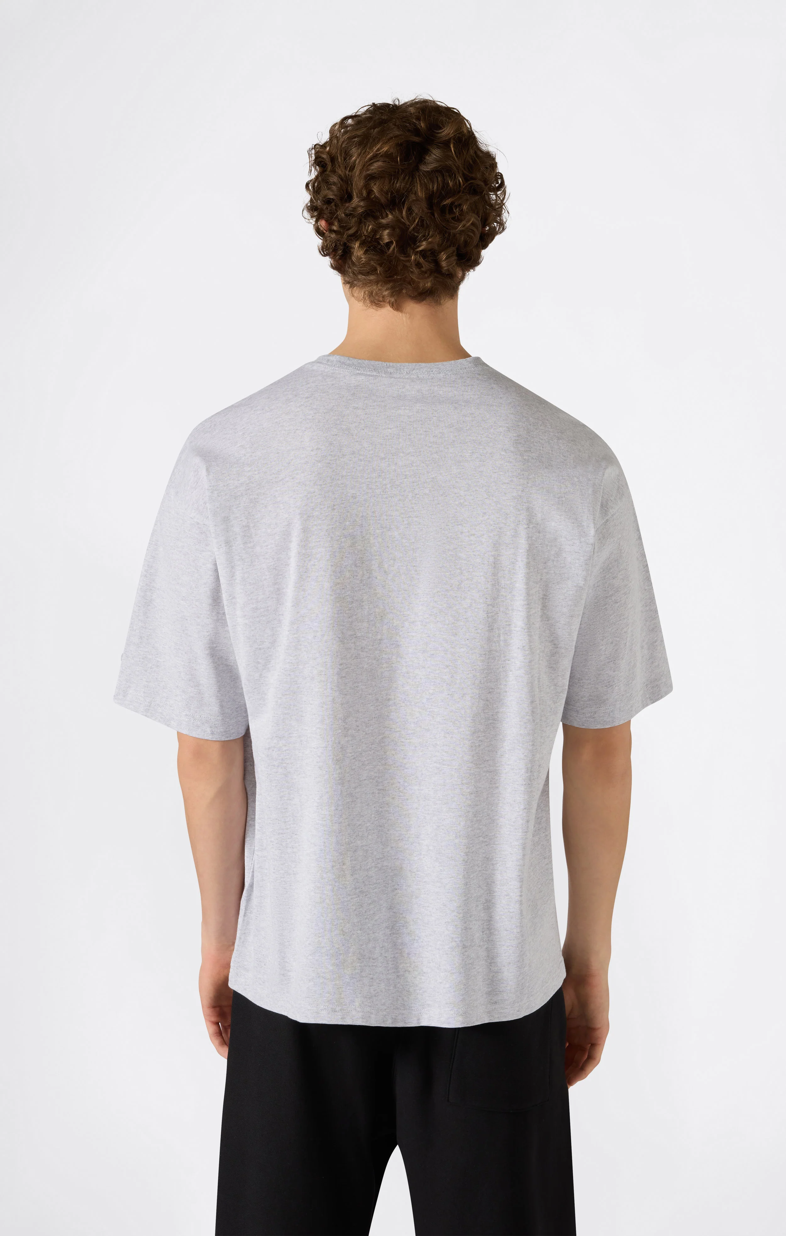 Men's T-Shirt in Heavy Cotton Jersey T-Shape - Image 4