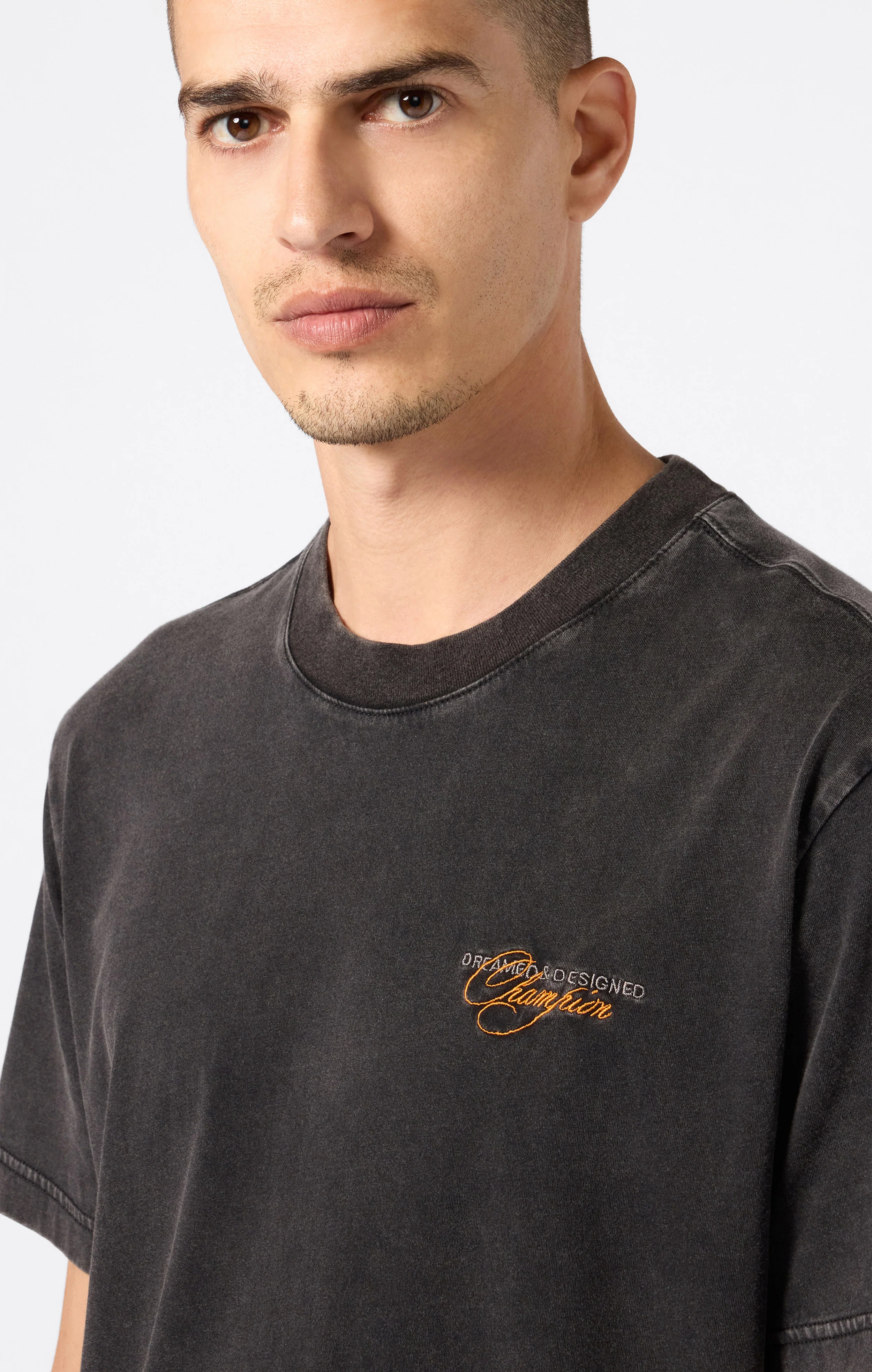 Men’s Washed Crewneck T-Shirt Icons - Image 5