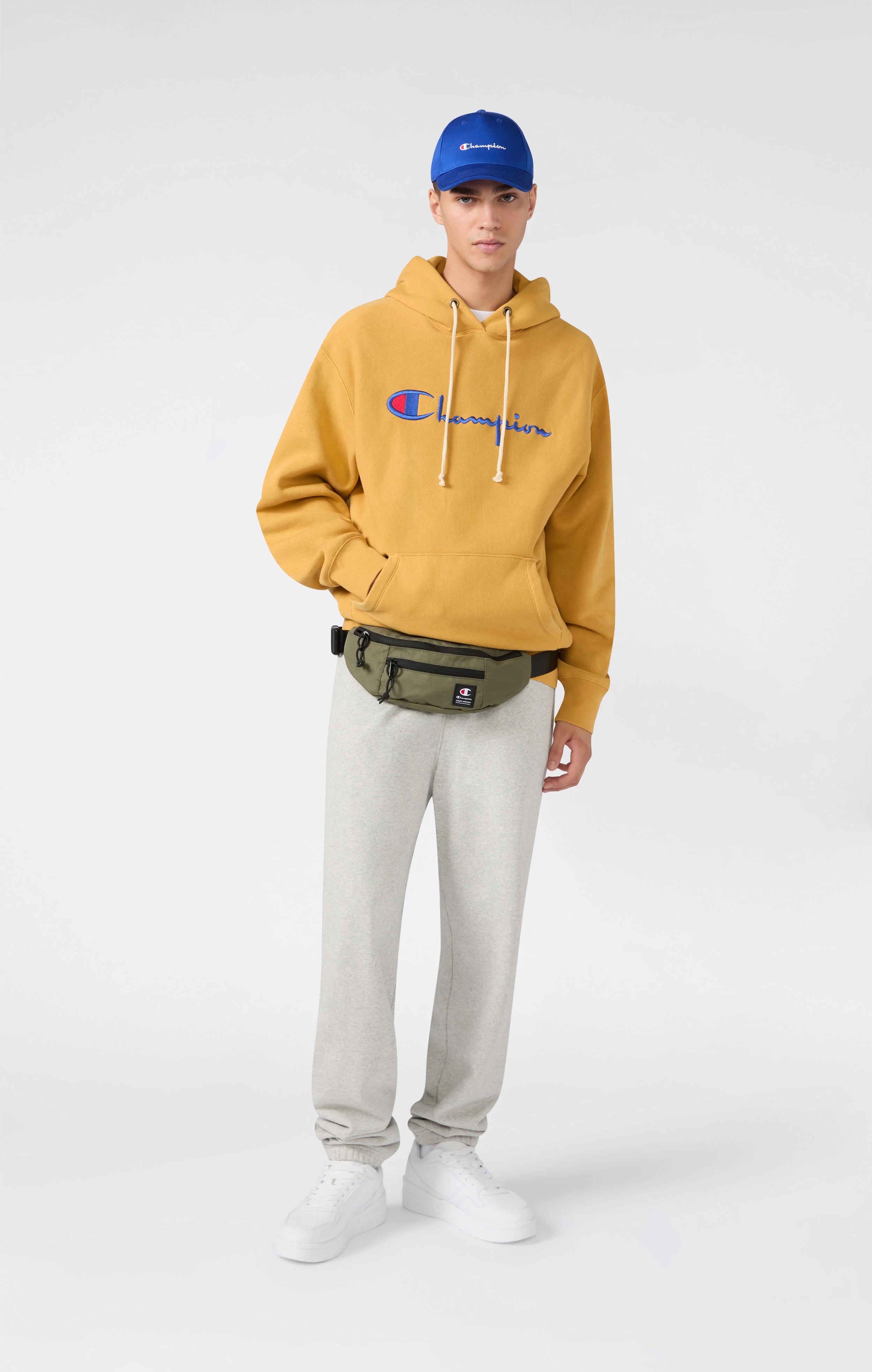 Men’s Washed Elastic Cuff Loose Fit Joggers Time Capsule - Image 2