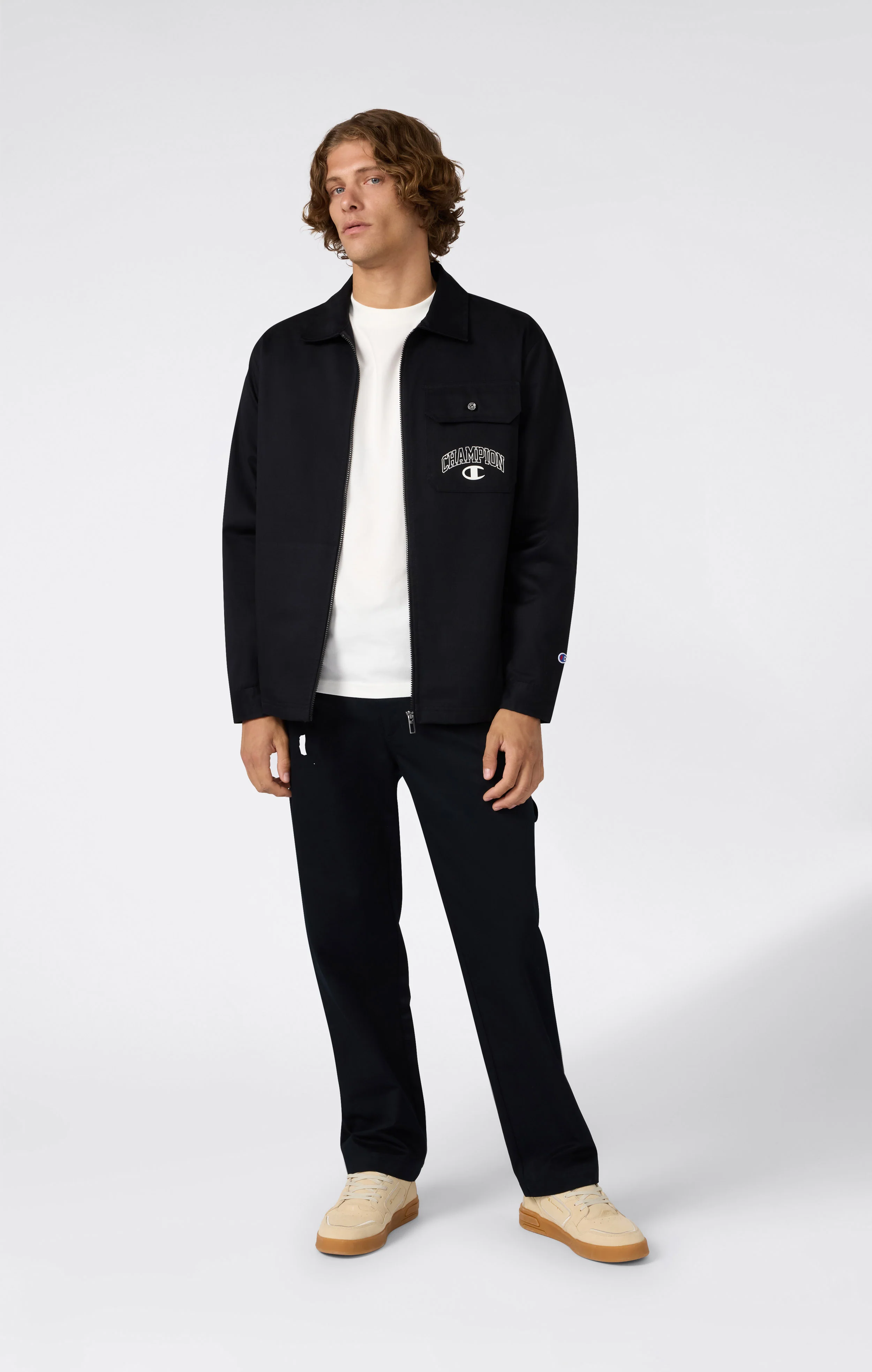 Men’s Woven Jacket Street Varsity - Image 3
