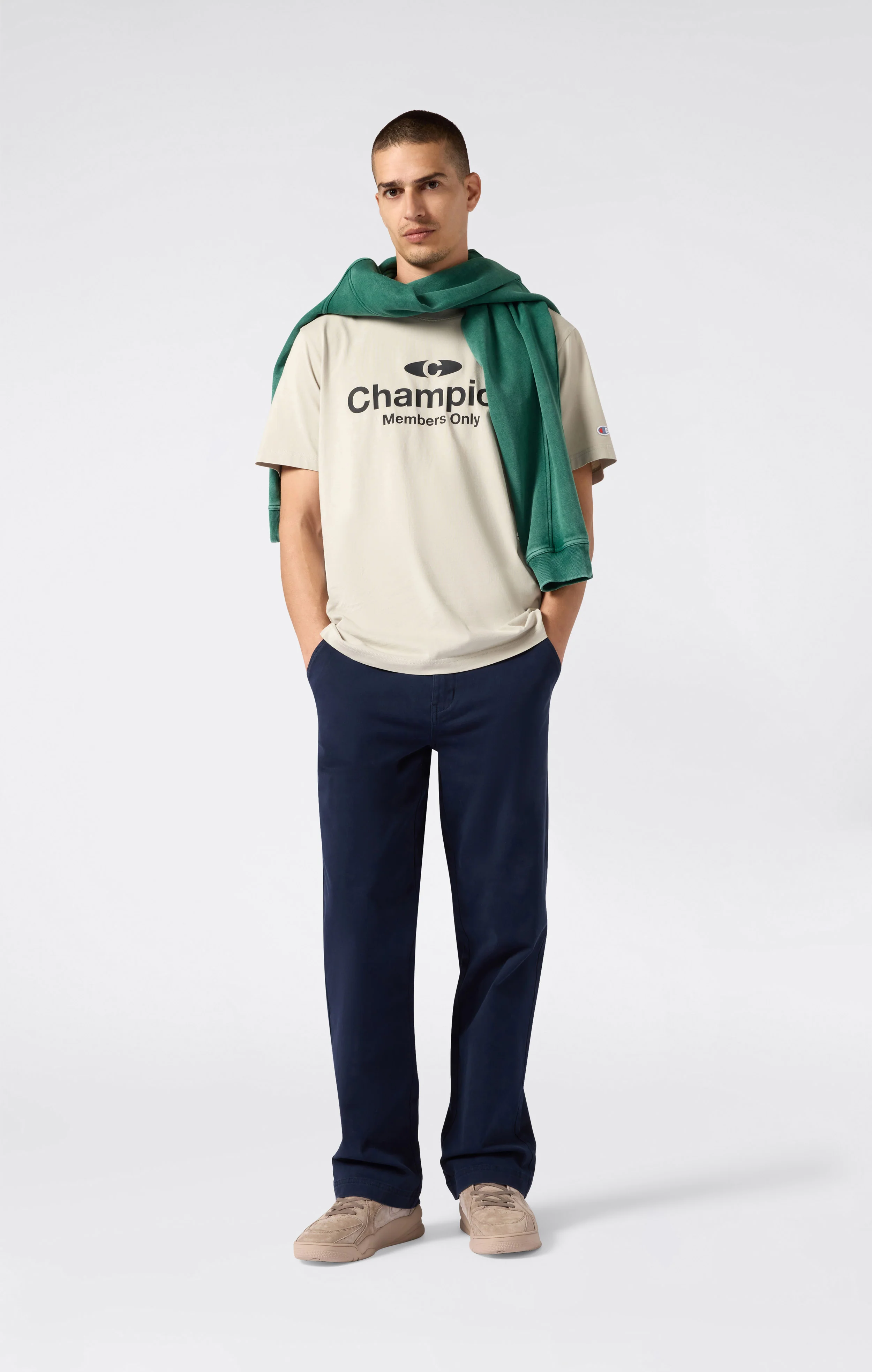 Men’s Woven Straight Hem Pants - Image 2