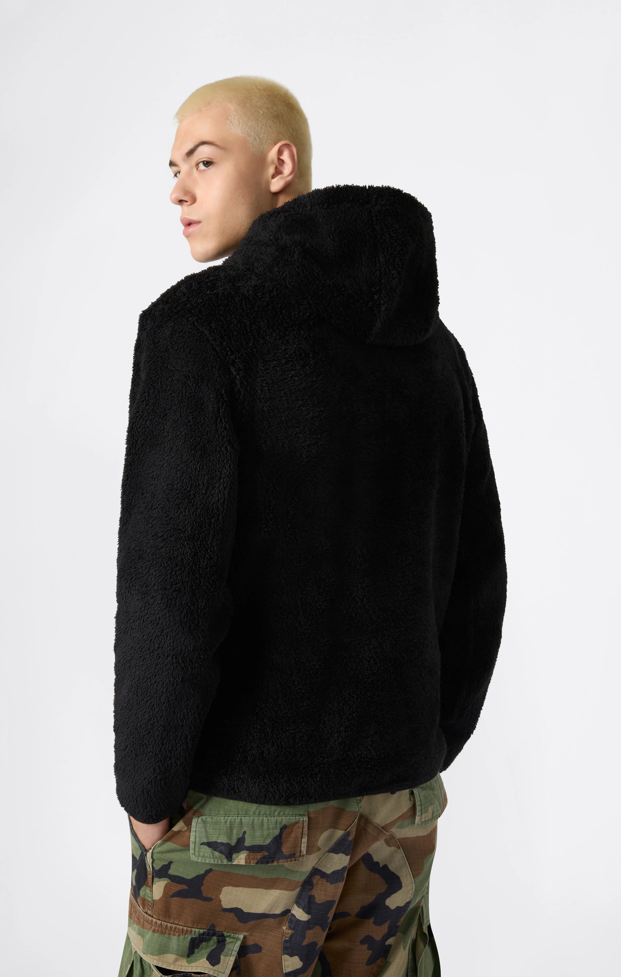 Men’s Hooded Polar Teddy Top - Image 3