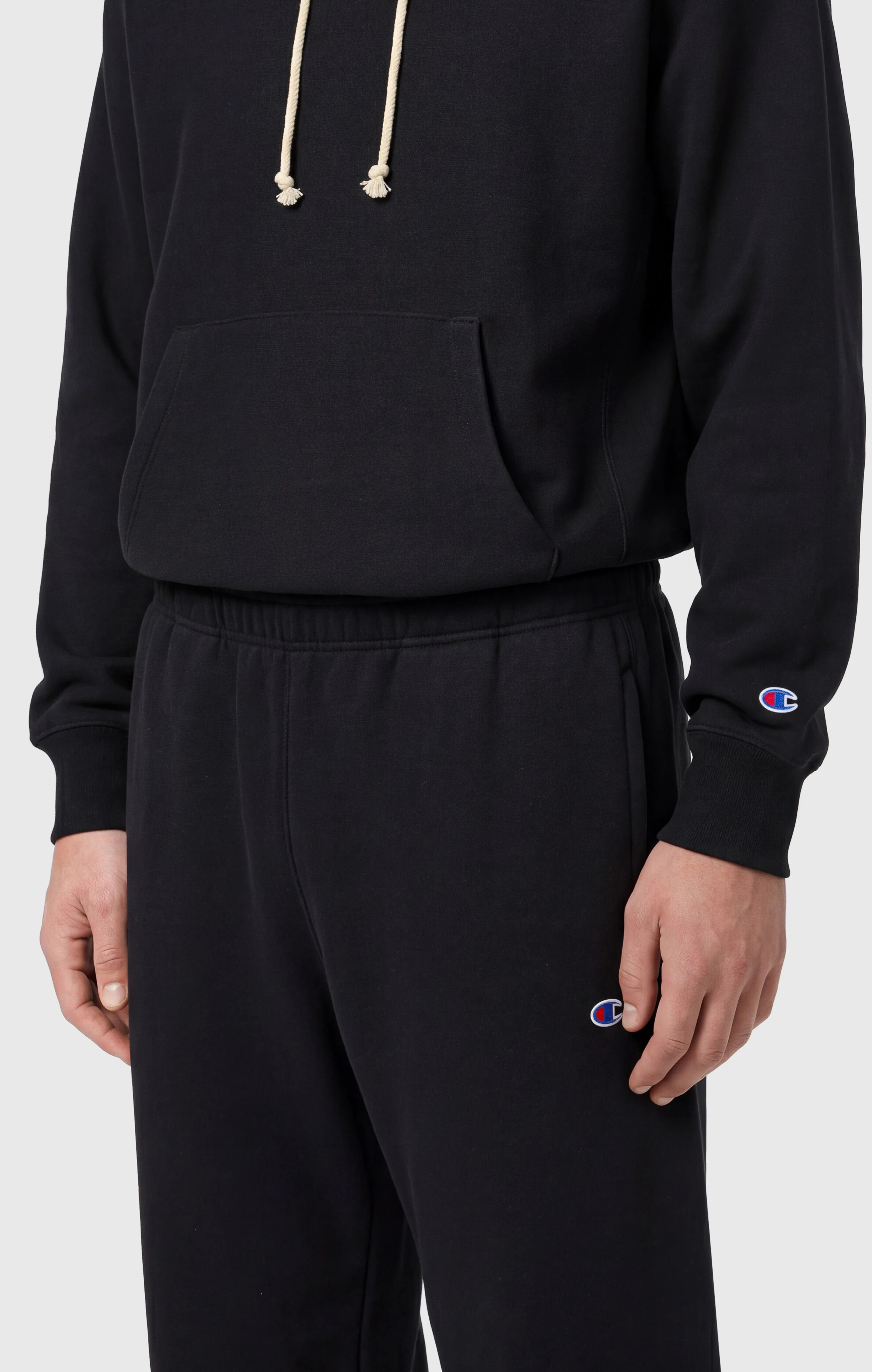 Men’s Lightweight Jogger Pants with Elastic Cuff Reverse Weave - Image 4