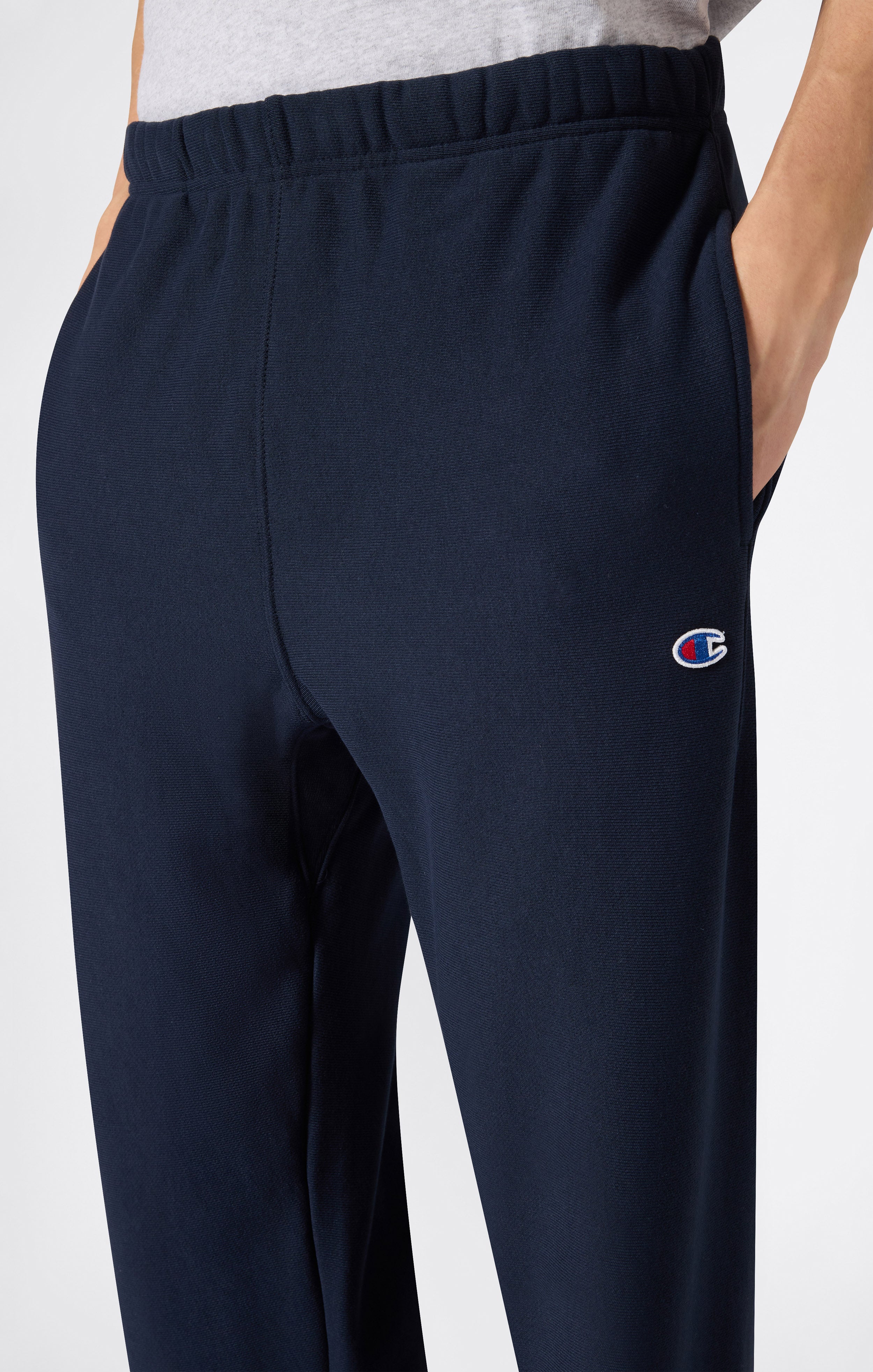 Men’s Lightweight Jogger Pants with Elastic Cuff Reverse Weave - Image 3