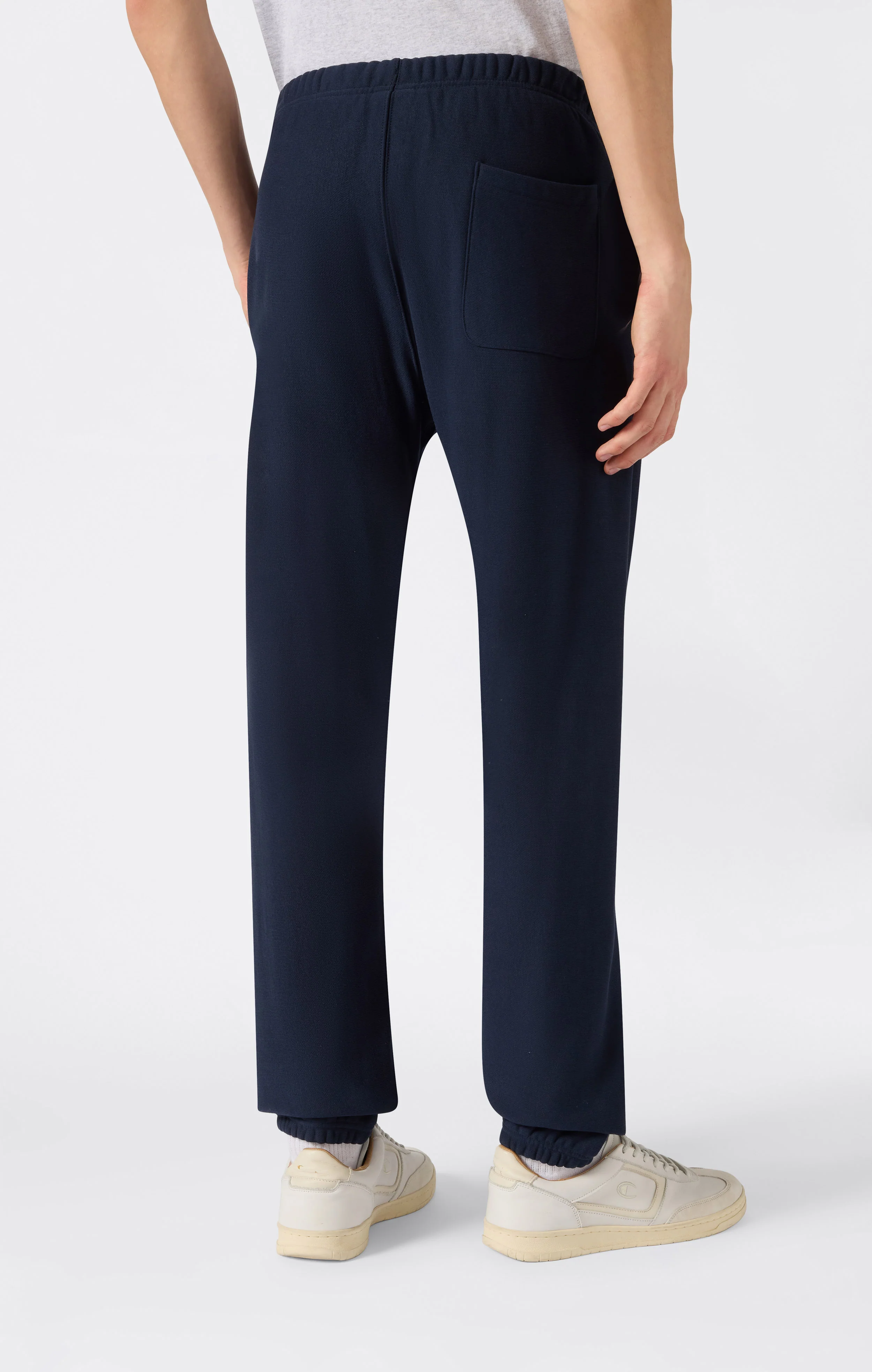Men’s Lightweight Jogger Pants with Elastic Cuff Reverse Weave - Image 4