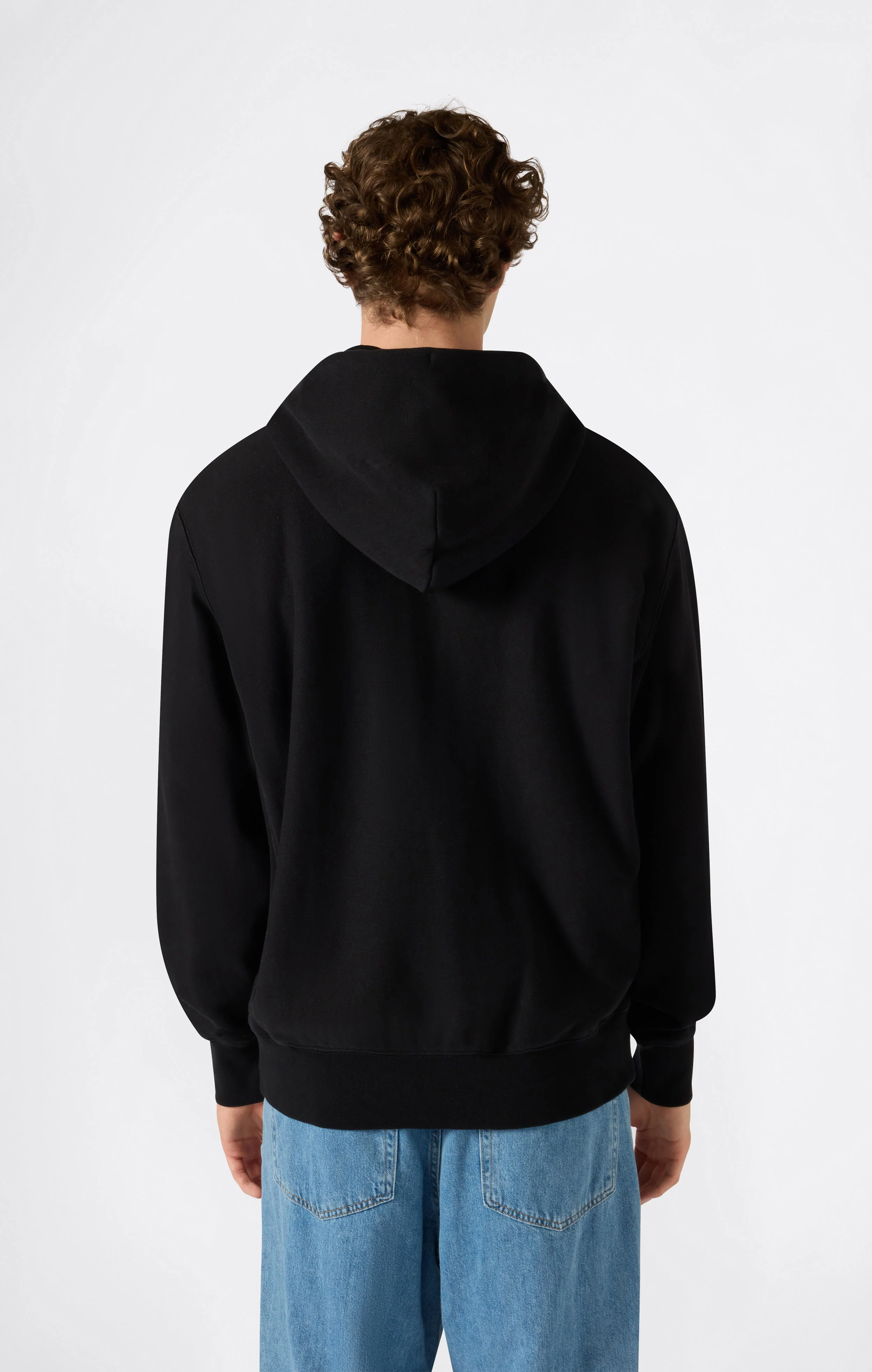 Men’s Full Zip Hoodie Sweatshirt Reverse Weave - Image 4