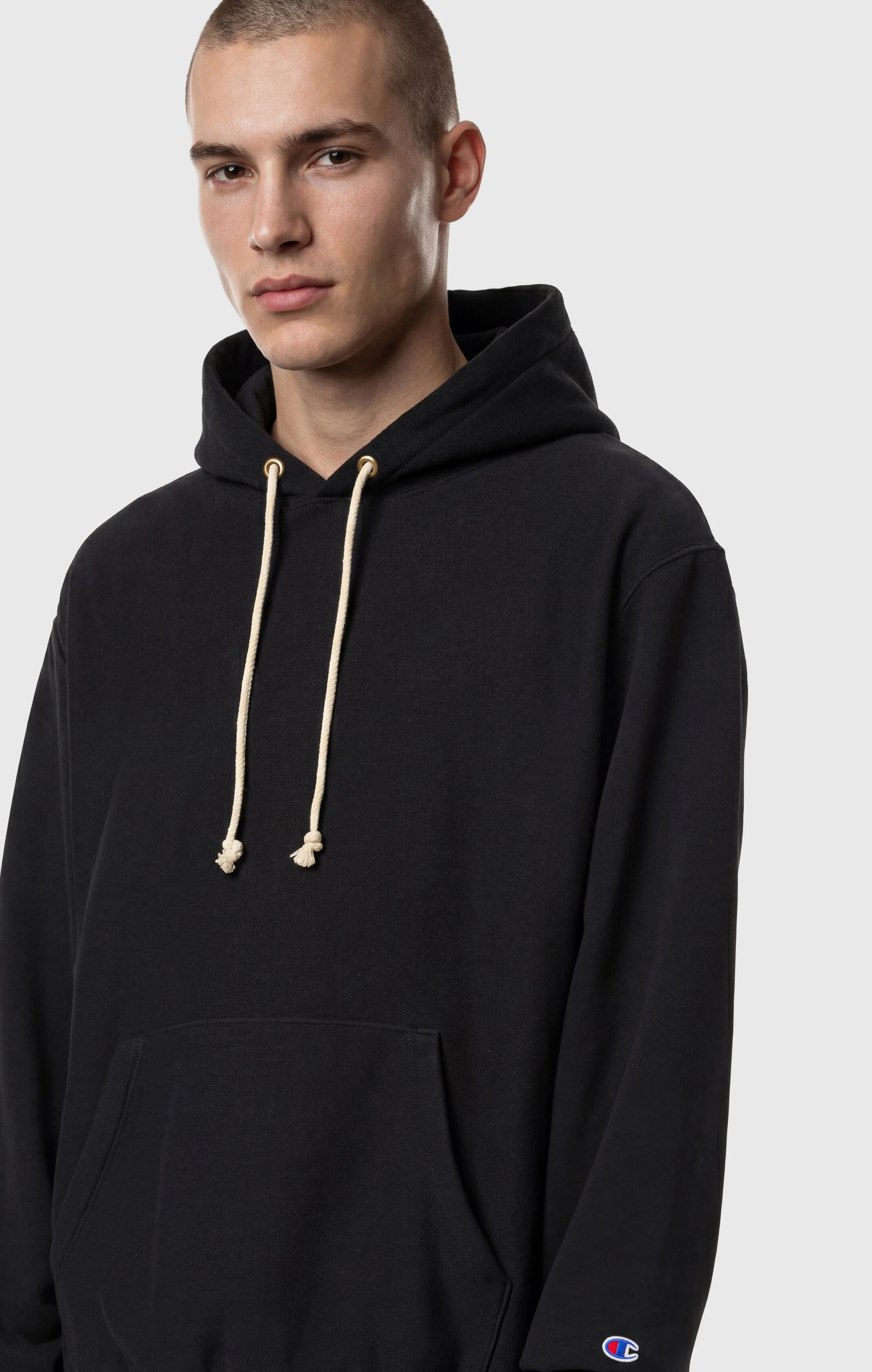 Men’s Lightweight Hooded Sweatshirt Reverse Weave - Image 4