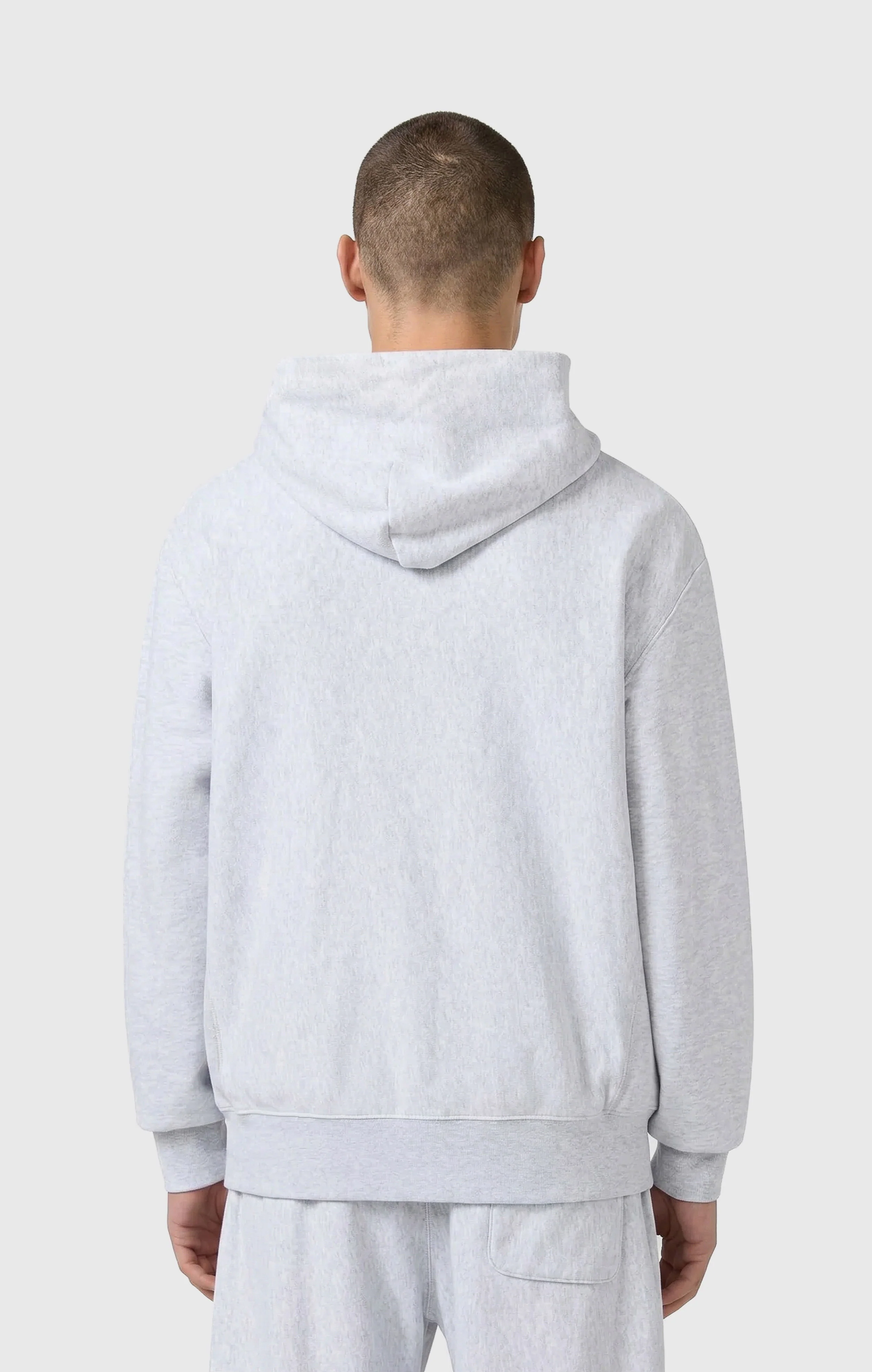 Men’s Lightweight Hooded Sweatshirt Reverse Weave - Image 3