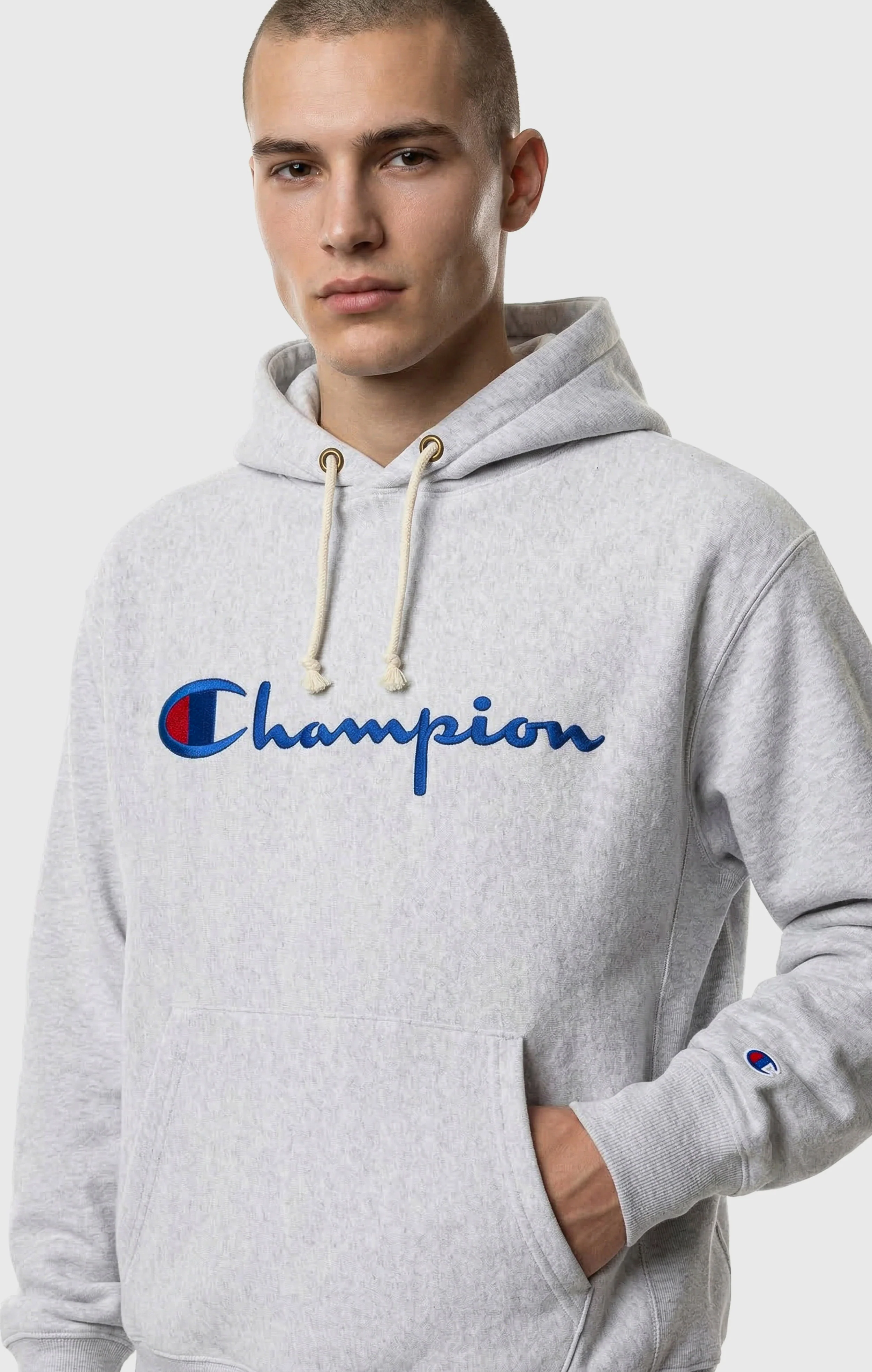 Reverse Weave Men's Loose Fit Hoodie - Image 4