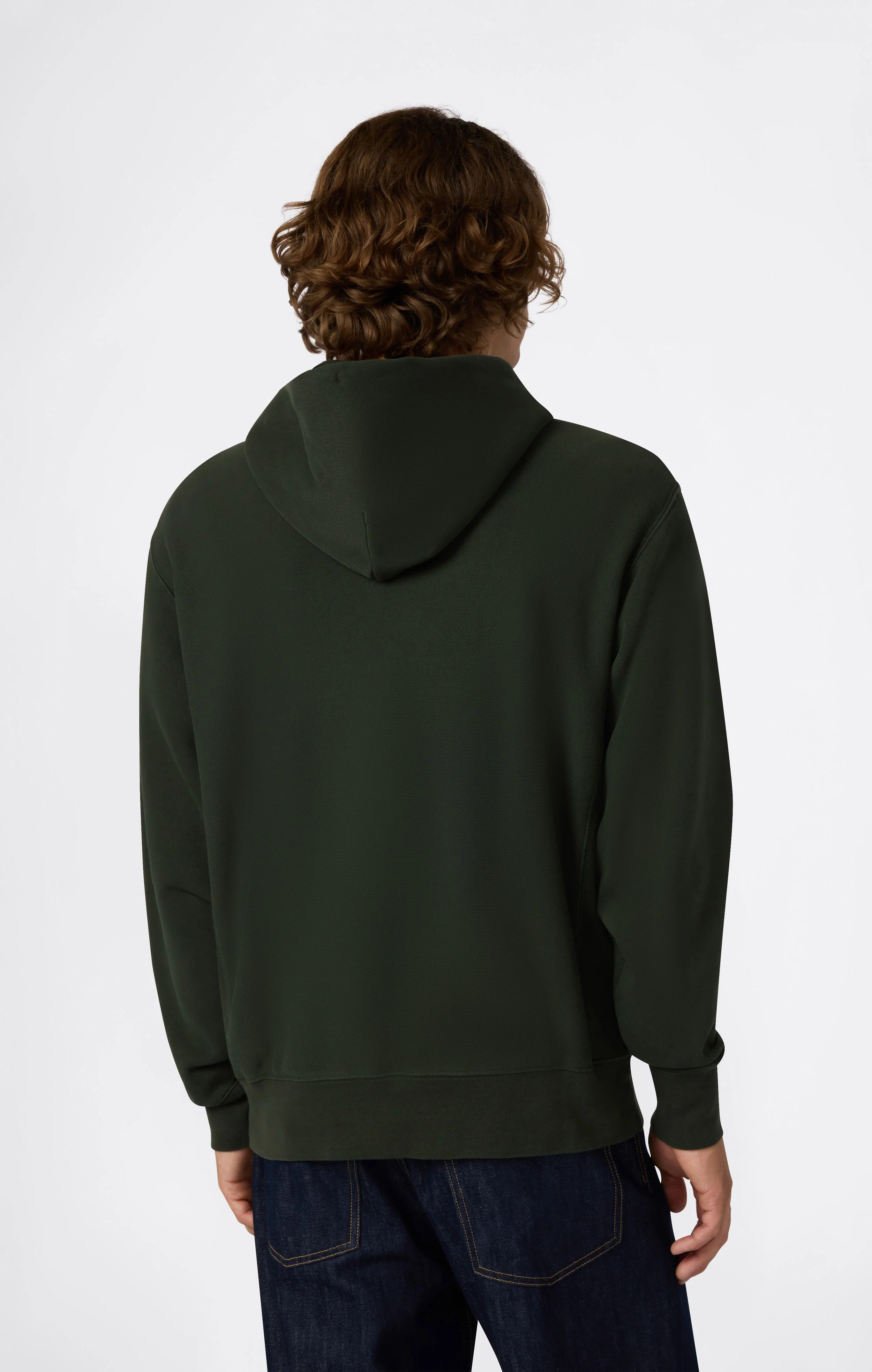 Men’s Heavyweight Fleece Hoodie Reverse Weave - Image 3