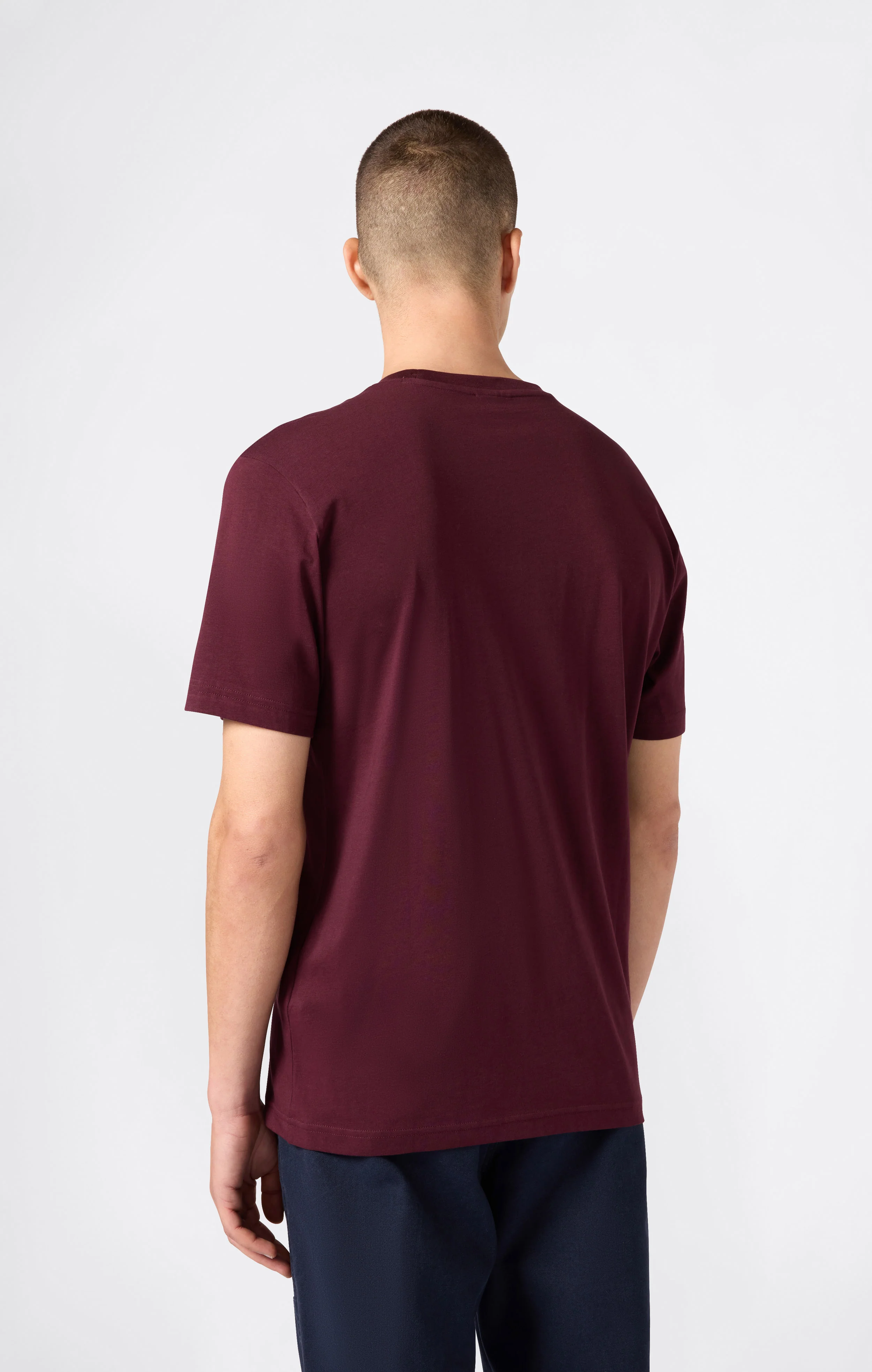 Men’s T-Shirt with Big Embroidery Logo Icons - Image 5
