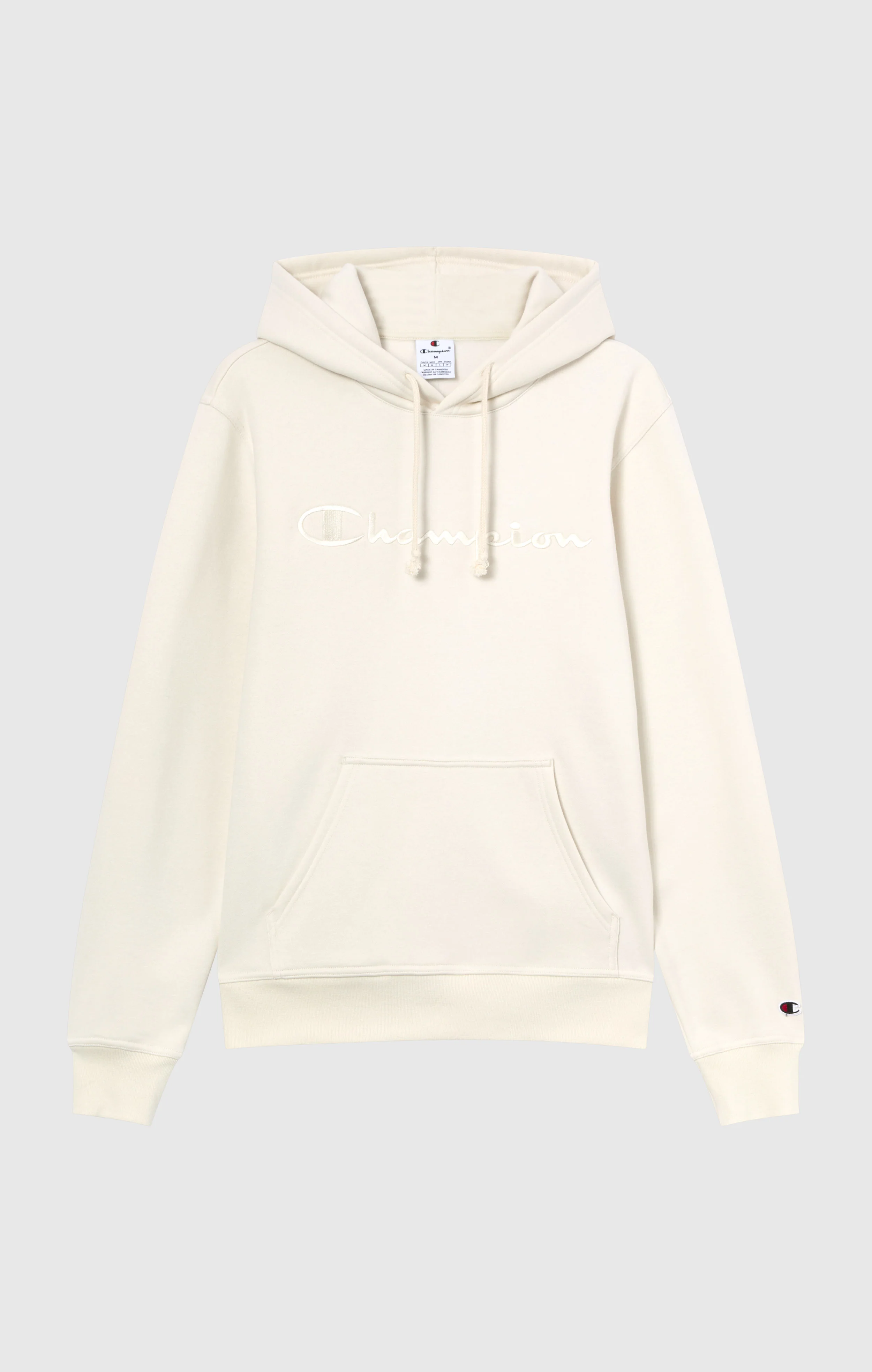 Men’s Fleece Hoodie with Big Embroidered Logo Icons - Image 6