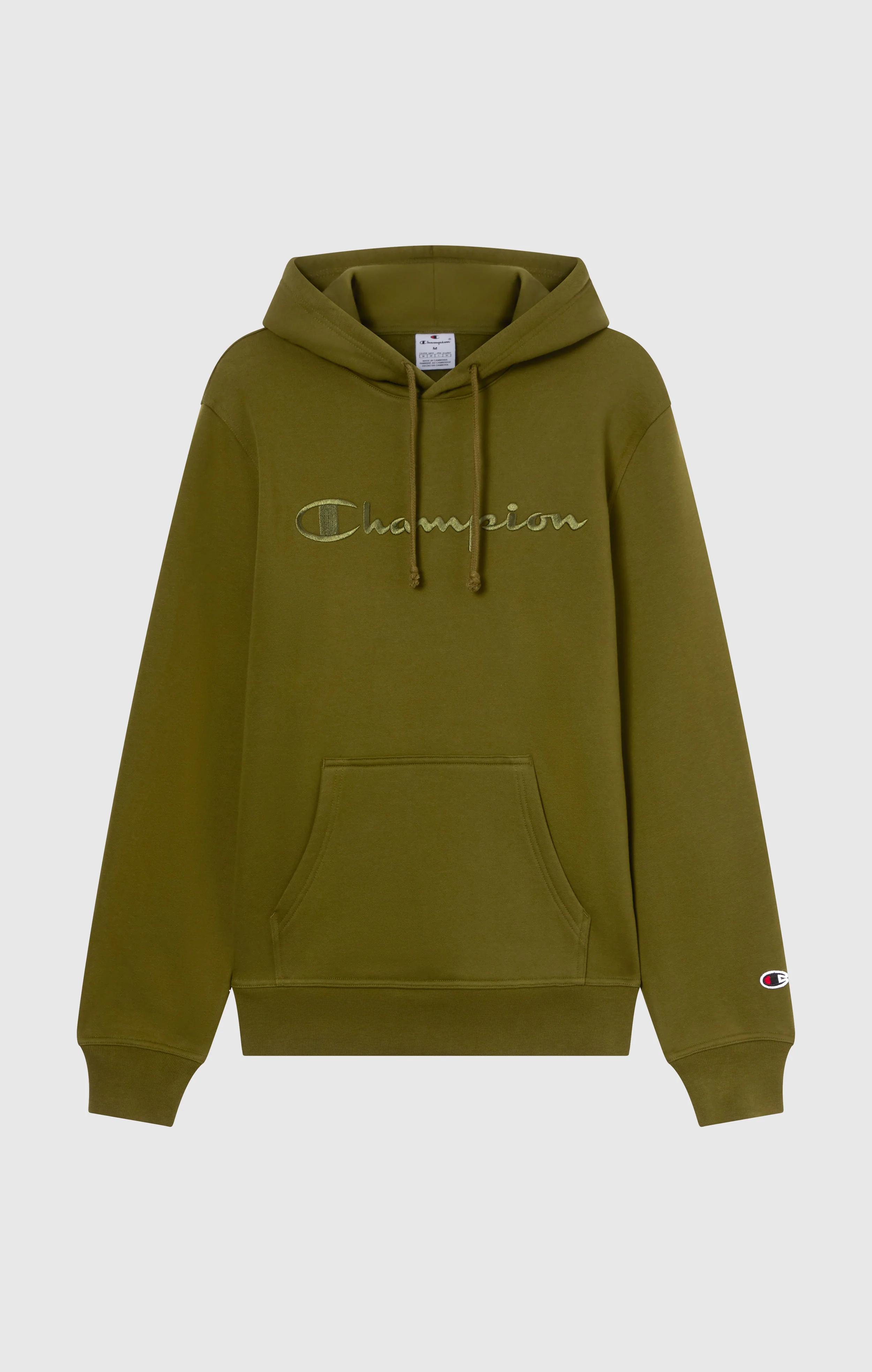 Men’s Fleece Hoodie with Big Embroidered Logo Icons - Image 6