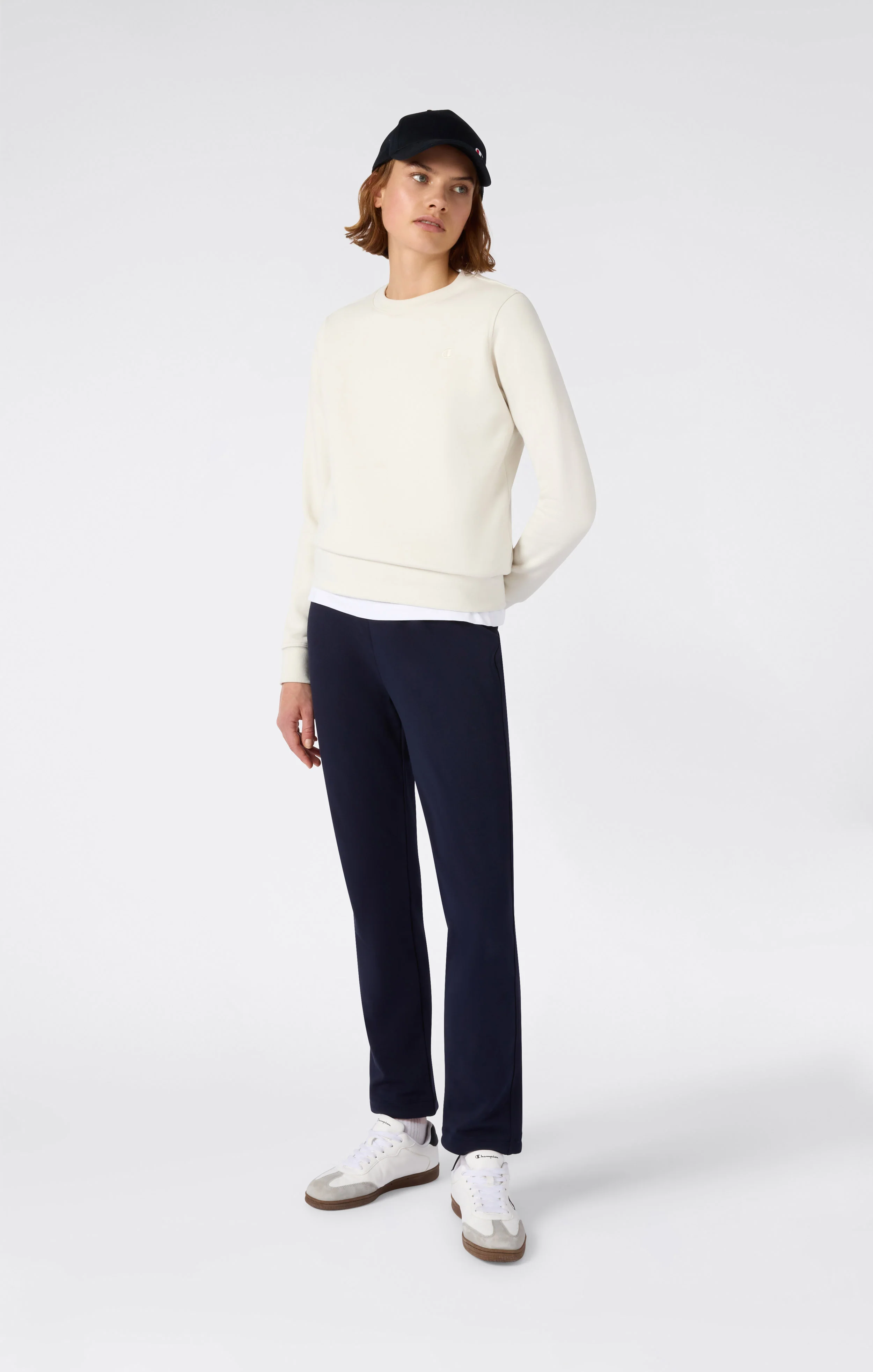 Women’s Fleece Crewneck Sweatshirt Icons - Image 2