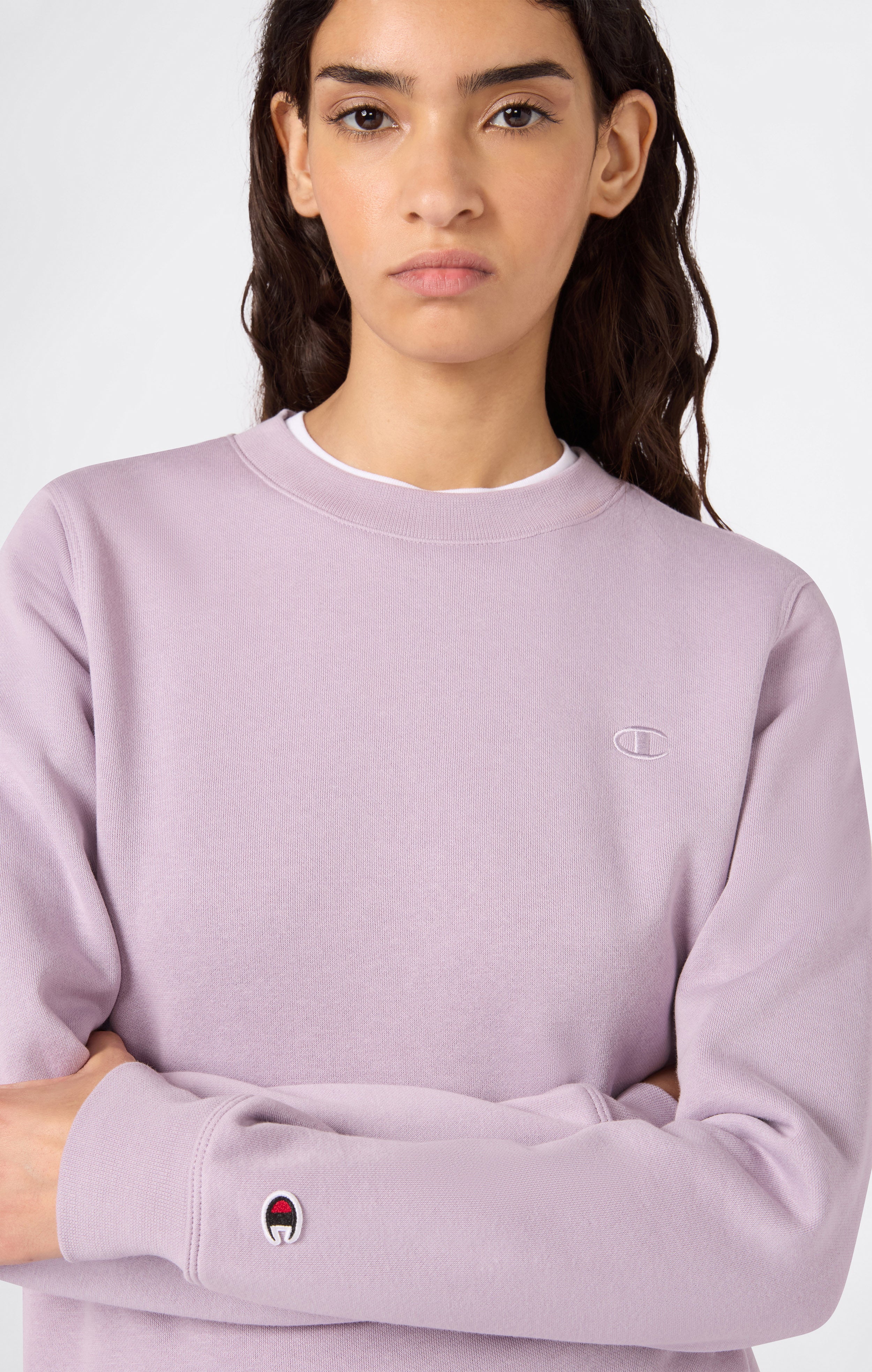 Women’s Fleece Crewneck Sweatshirt Icons - Image 5