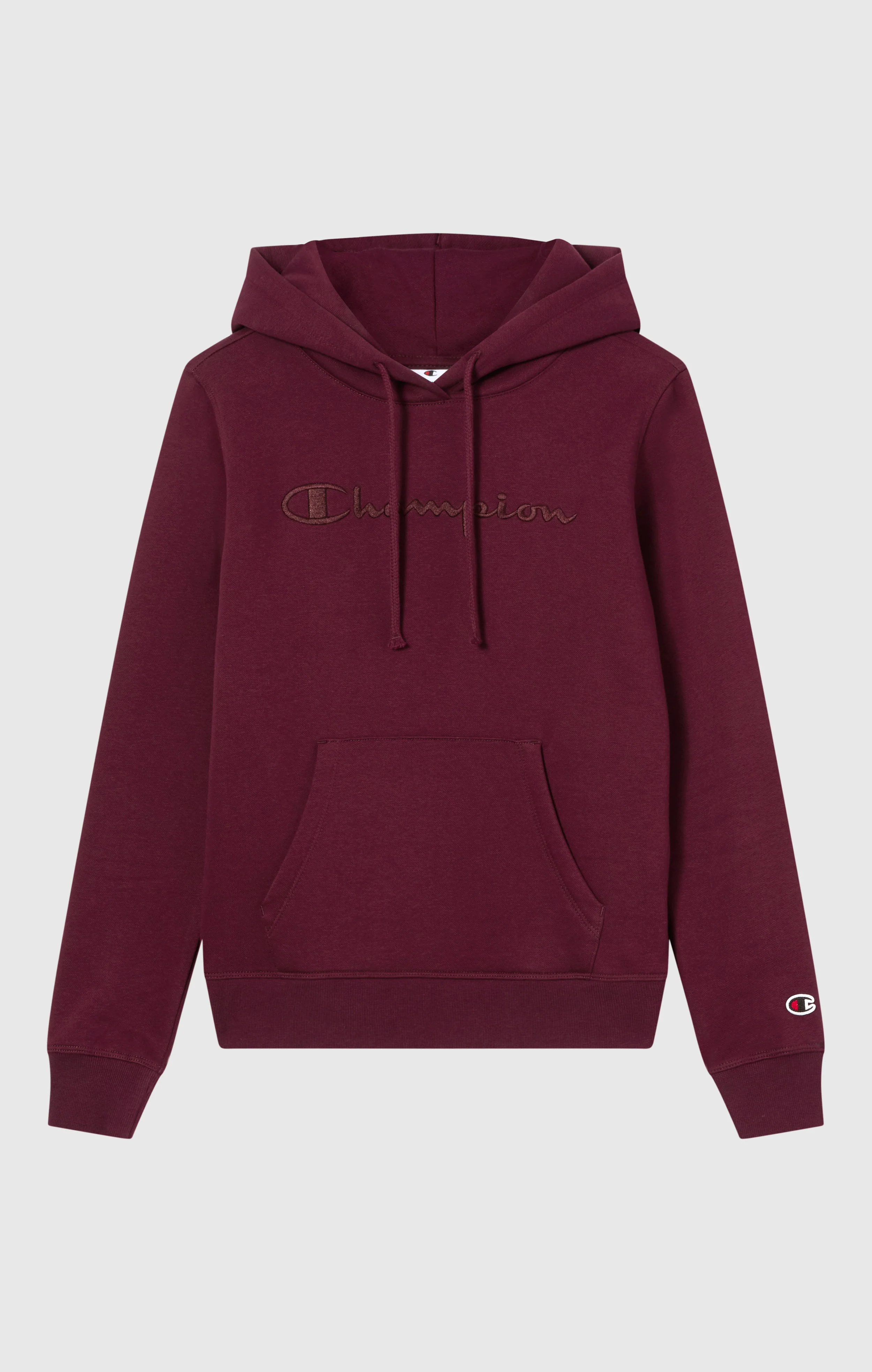 Women’s Fleece Hoodie with Big Embroidered Logo Icons - Image 5