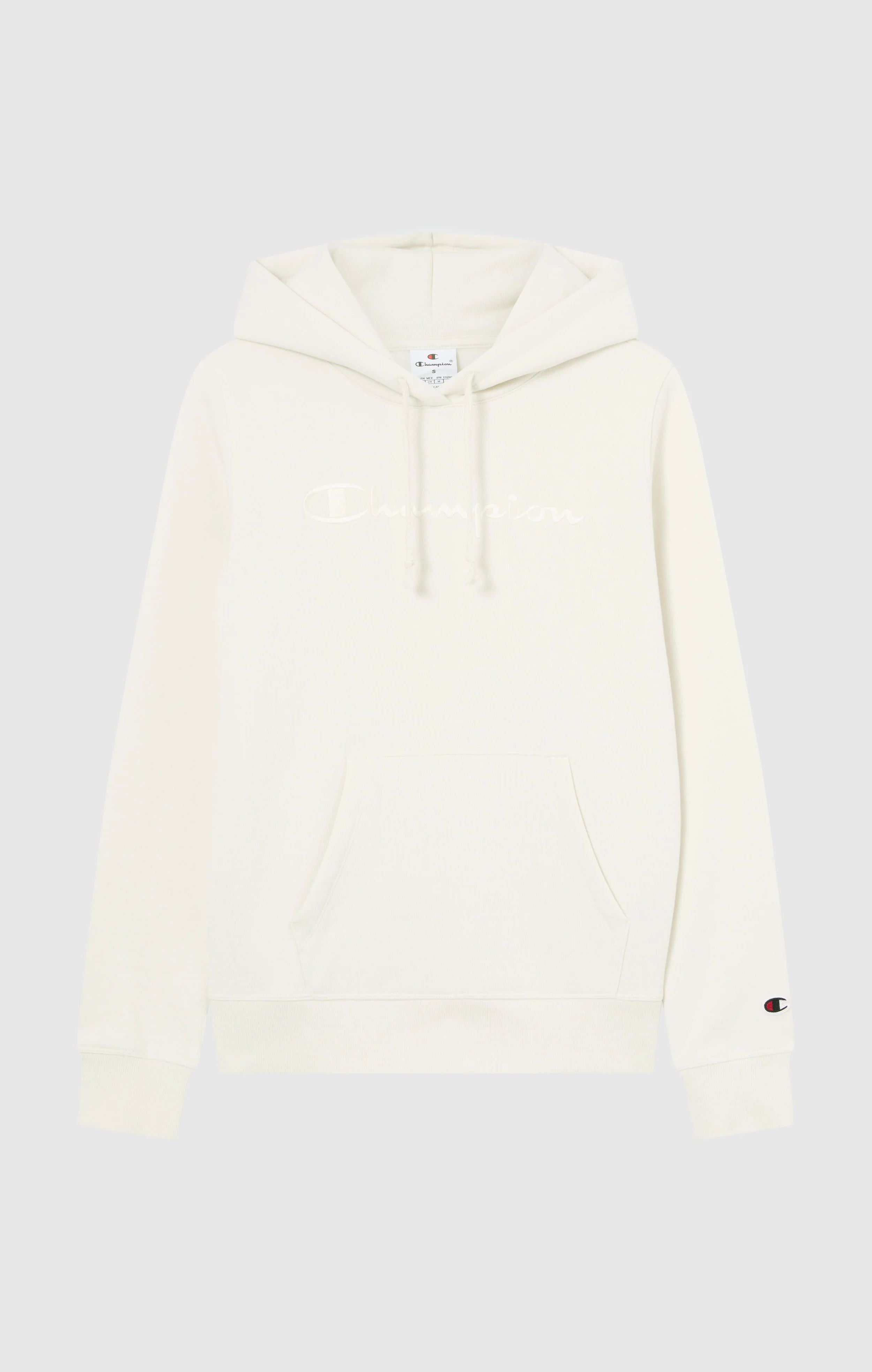 Women’s Fleece Hoodie with Big Embroidered Logo Icons - Image 5