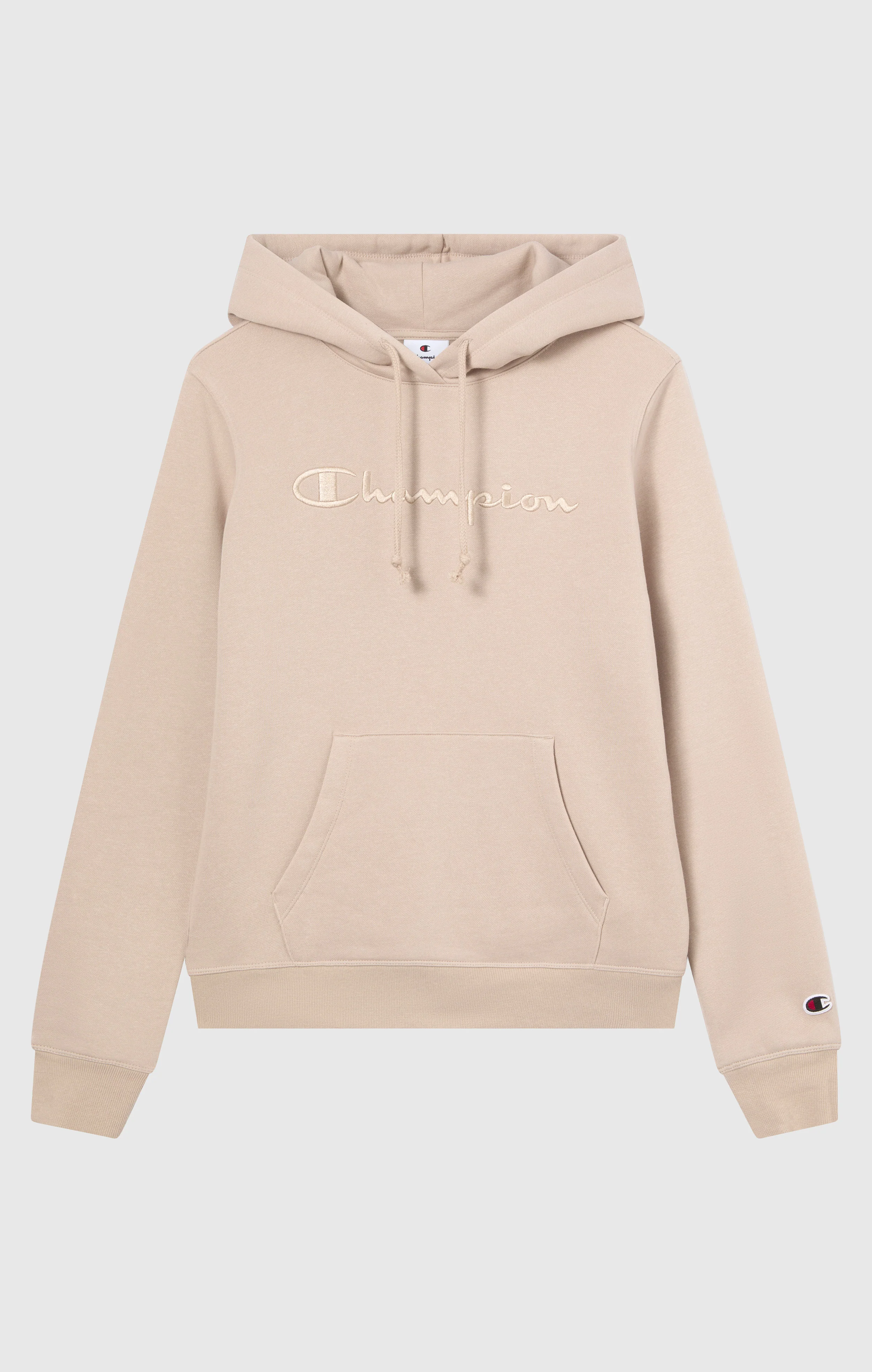 Women’s Fleece Hoodie with Big Embroidered Logo Icons - Image 5