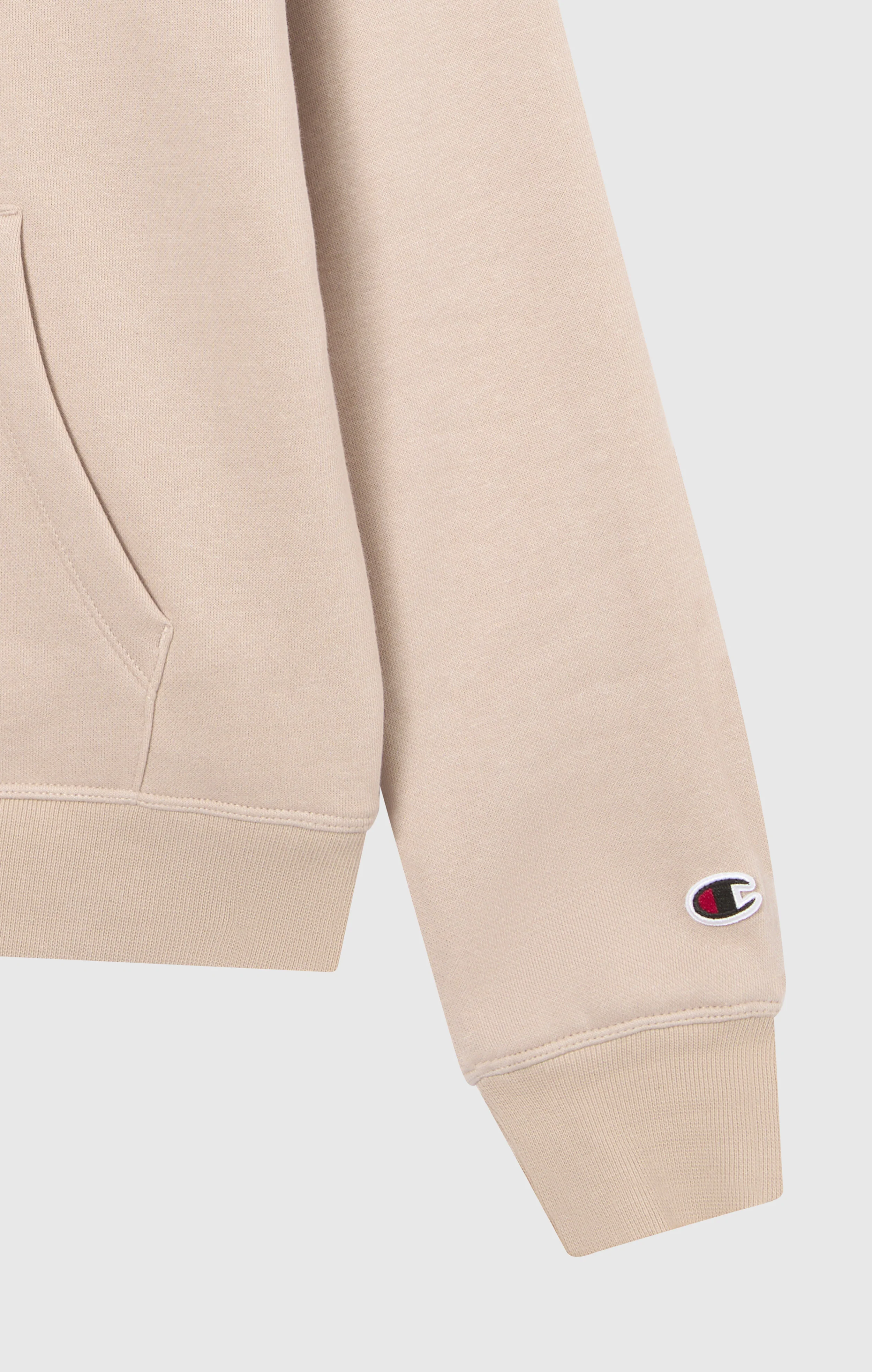 Women’s Fleece Hoodie with Big Embroidered Logo Icons - Image 6