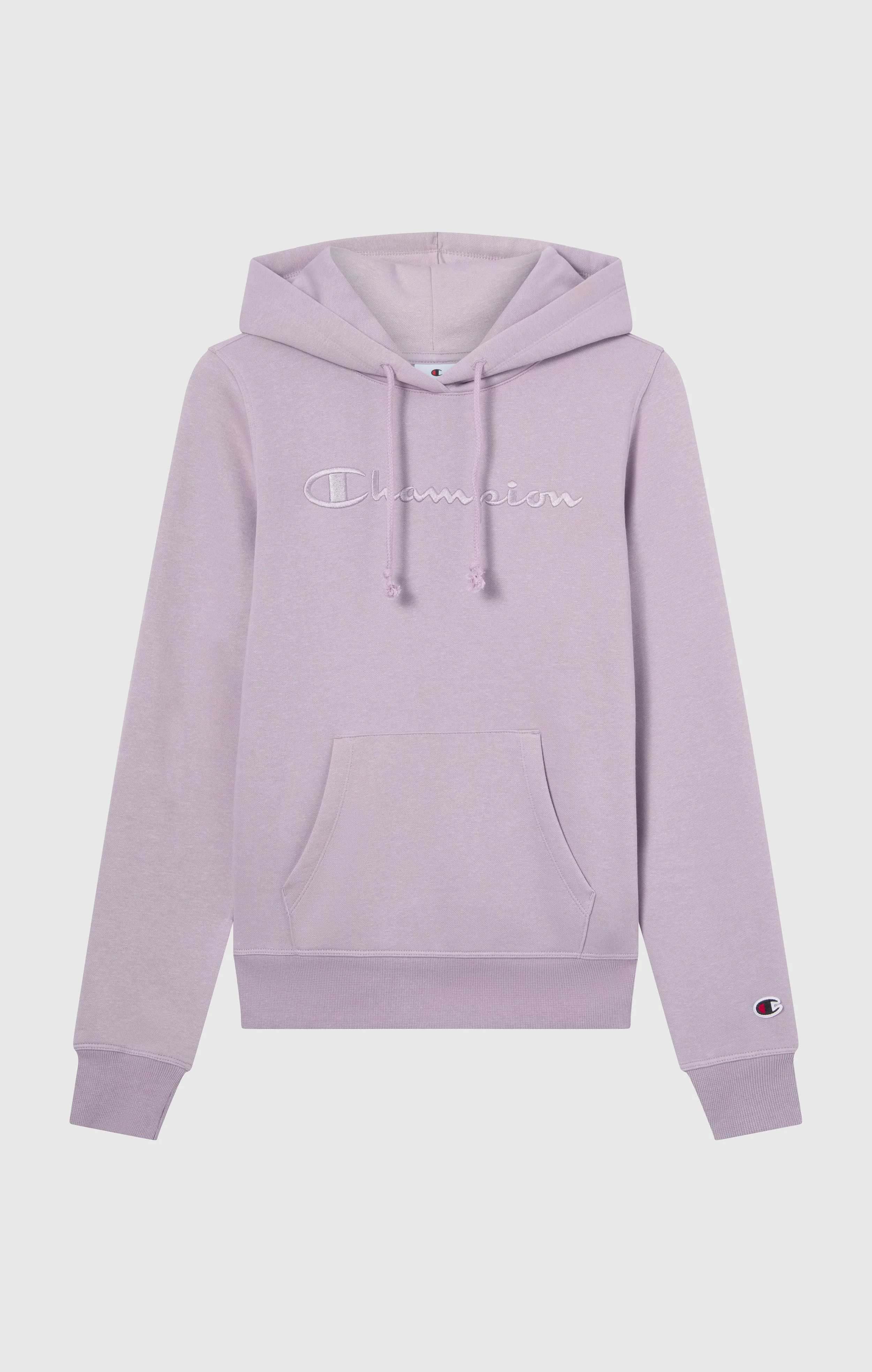Women’s Fleece Hoodie with Big Embroidered Logo Icons - Image 5