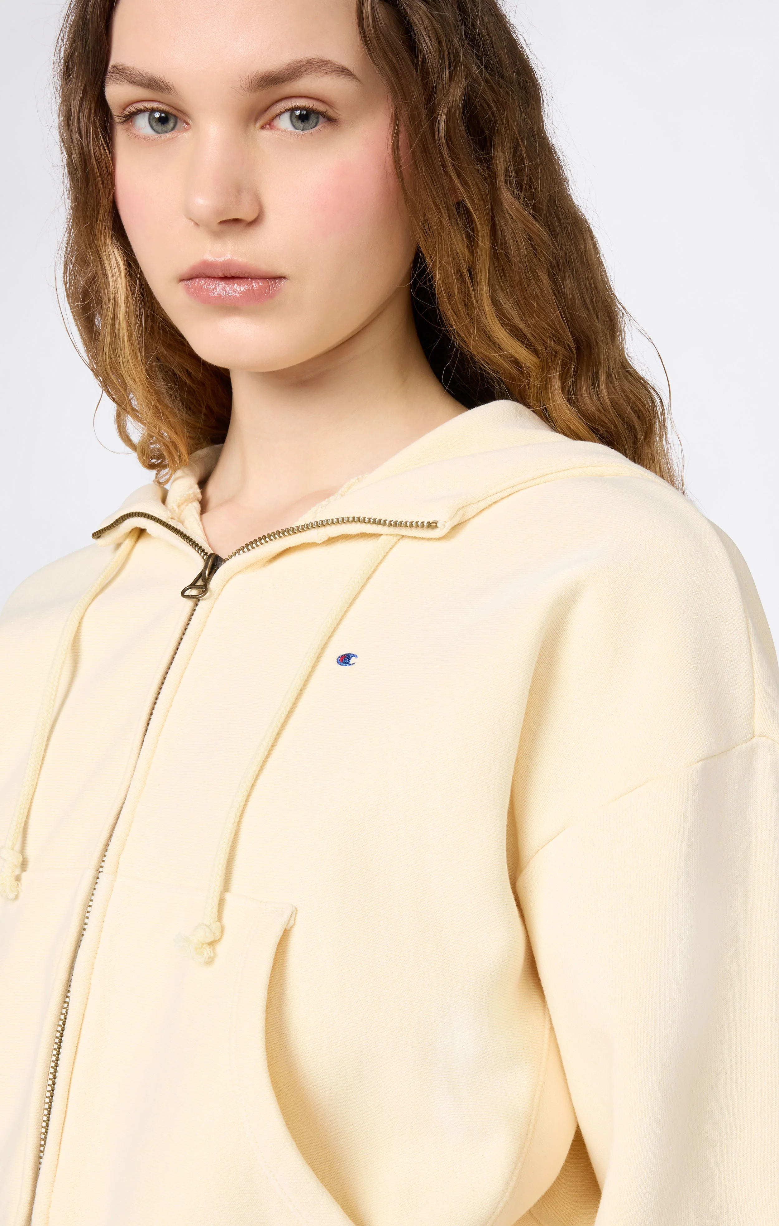 Women’s Lightweight Reverse Weave Full Zip Hoodie - Image 3