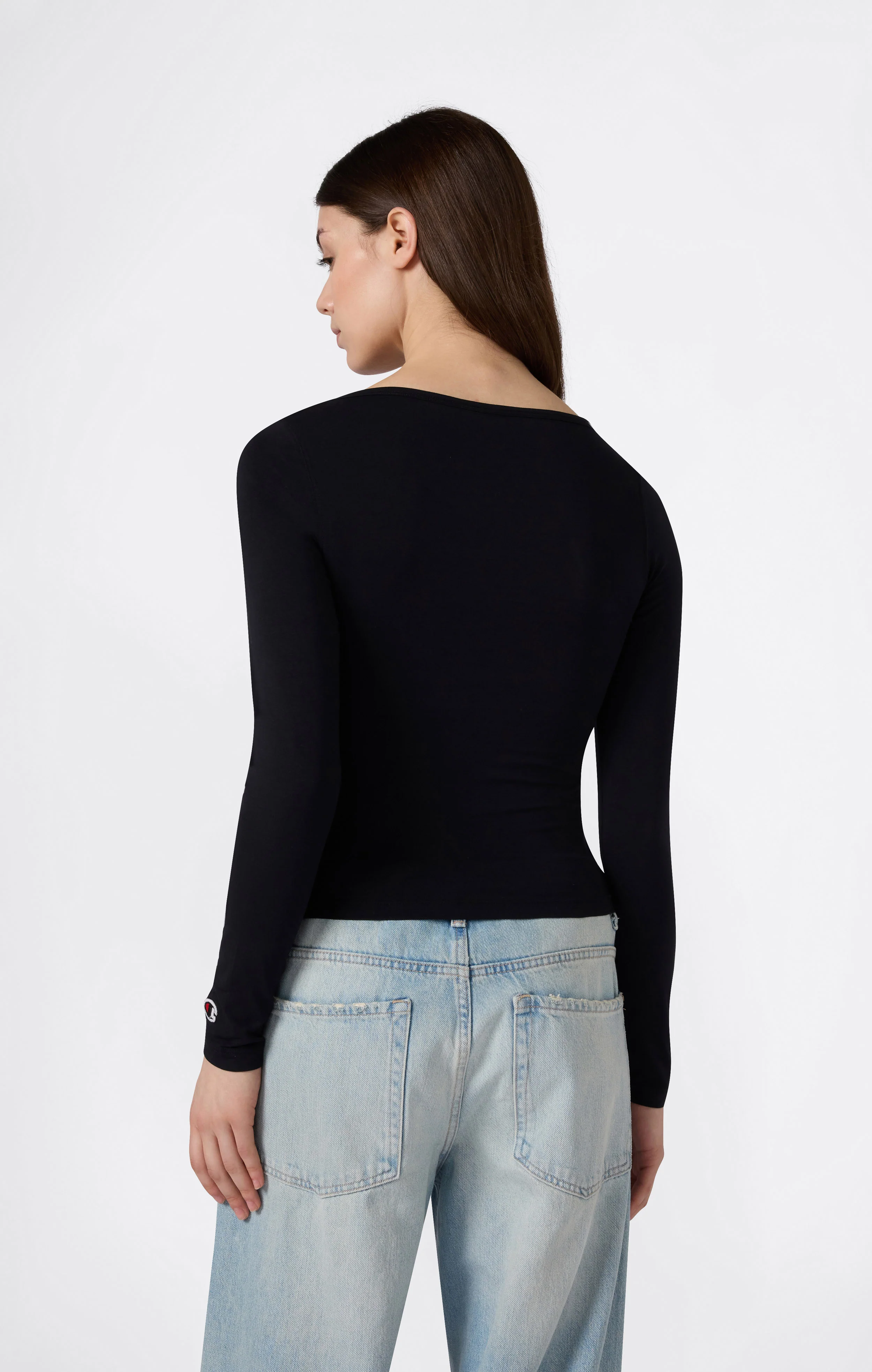 Women’s Long Sleeve Scoop Neck T-Shirt - Image 4