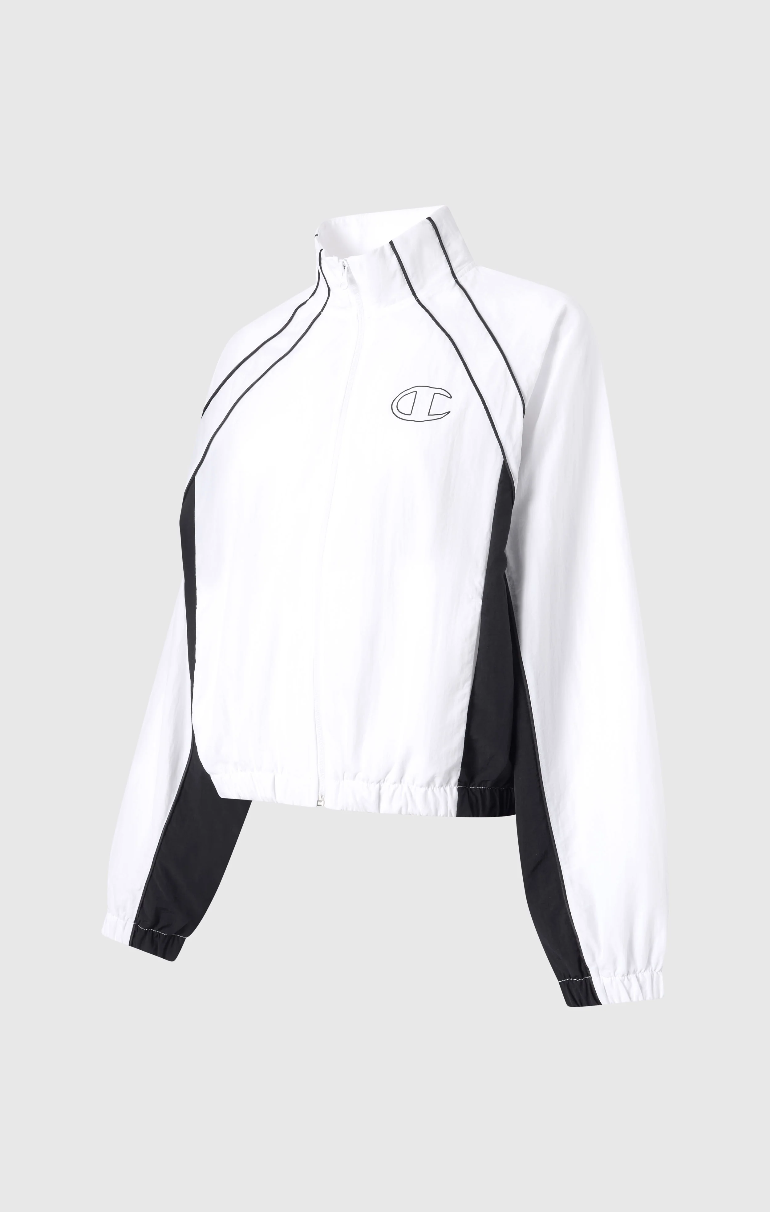 Women’s Woven Nylon Full-Zip Track Top Loose Fit - Image 7