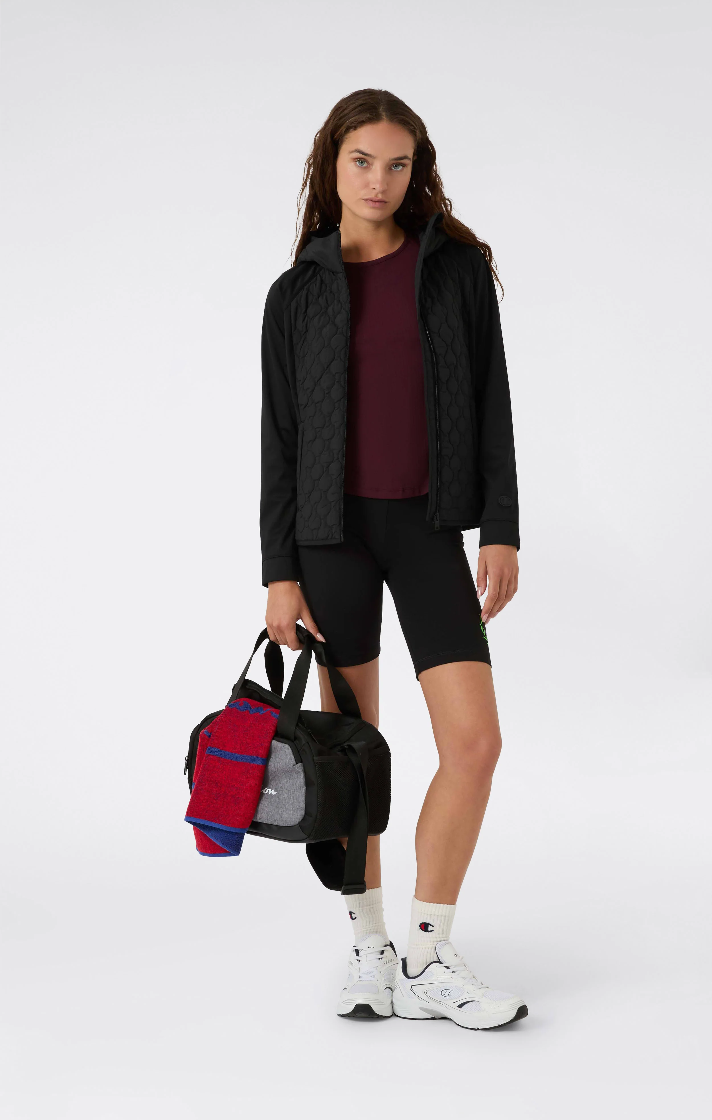 Women's Polyfilled Hooded Jacket - Image 3
