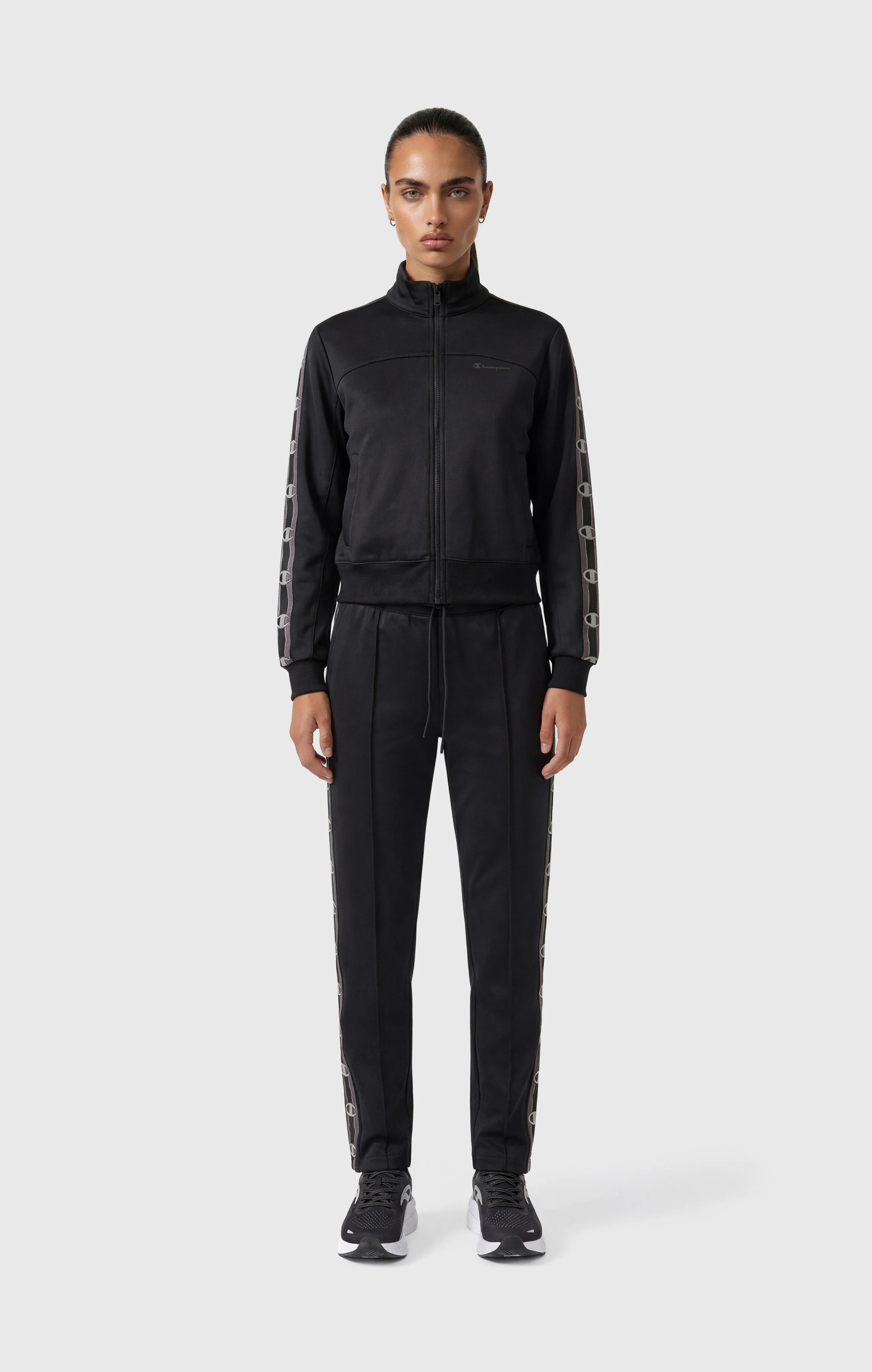 Women’s Straight Leg Interlock Pants with Tape Logo - Image 2