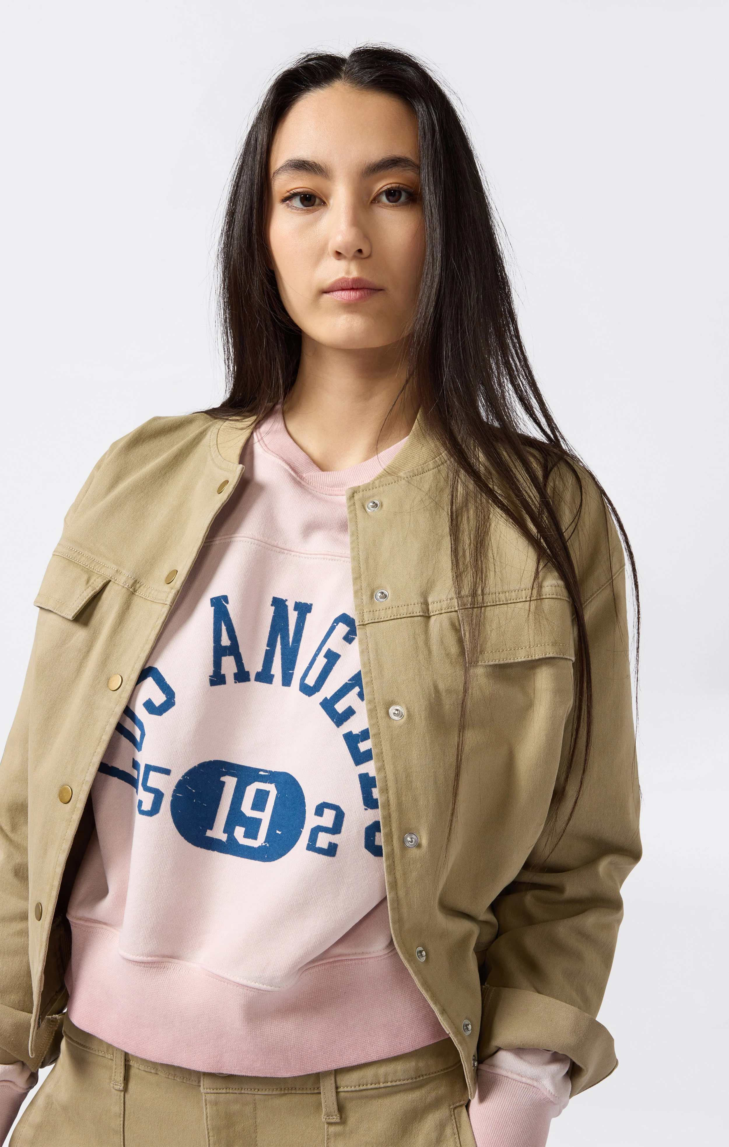 Women’s Washed Heavyweight Crewneck Sweatshirt Time Capsule - Image 3
